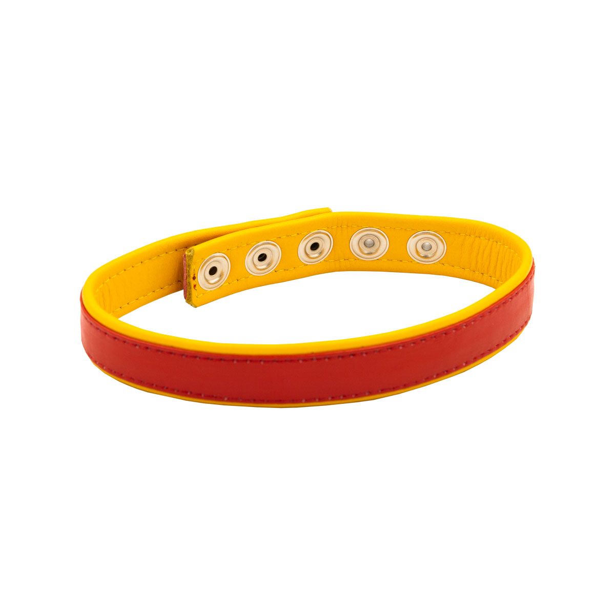 Brunos \ Mister B \ Mister B \ Bizeps Band Leder Circuit | Red/Yellow