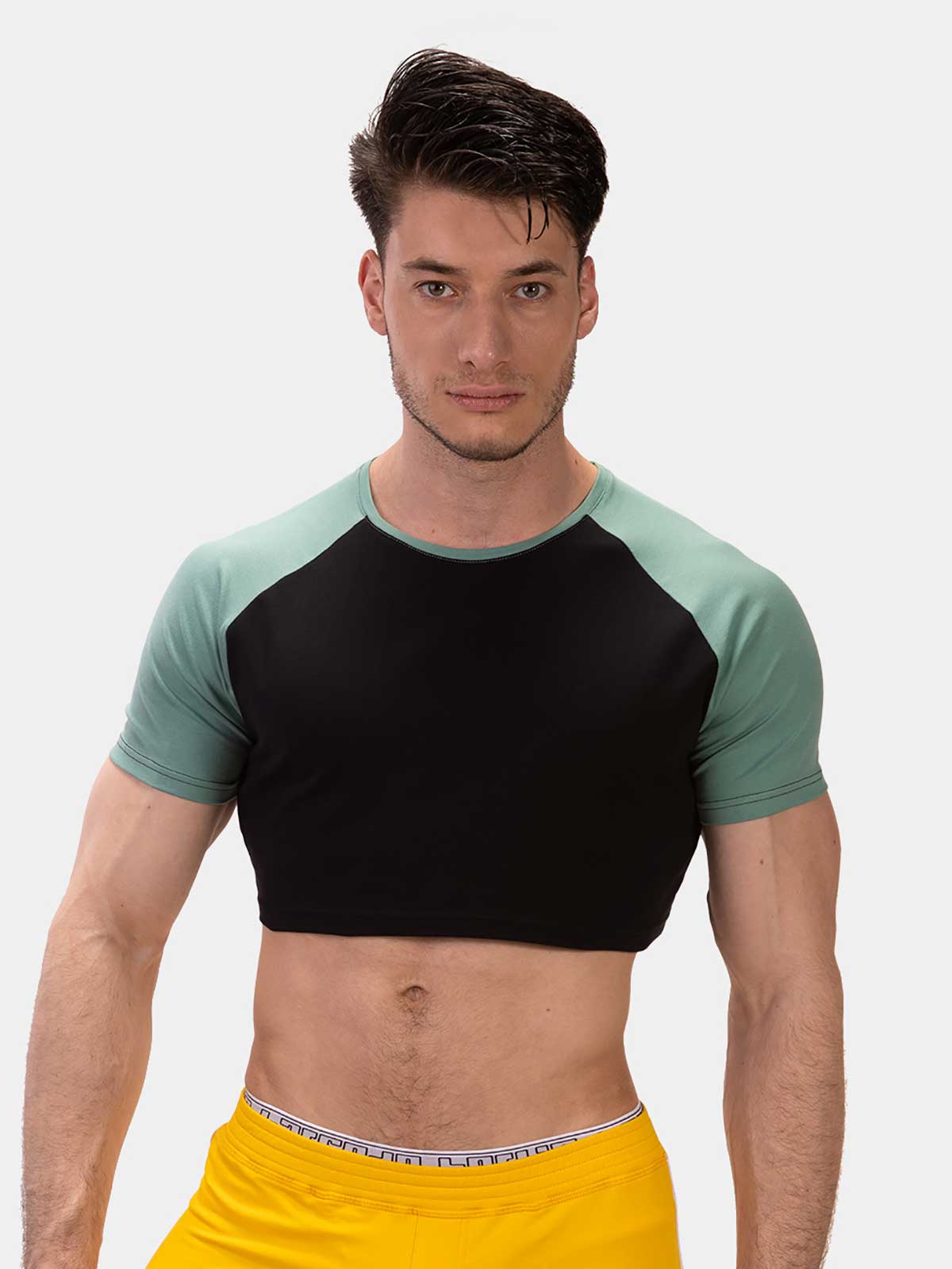 BC 92255 white-black M Crop Top Alva BC 92255 white-black M Crop Top Alva