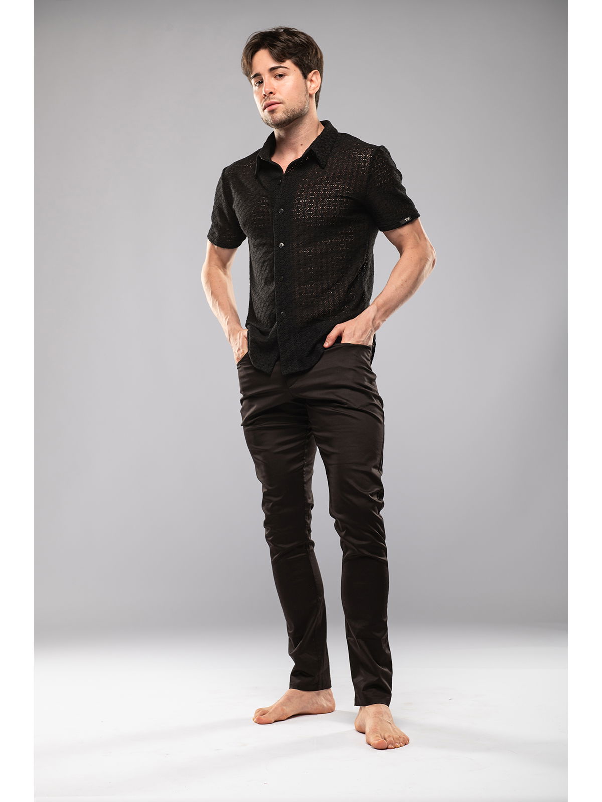Brunos \ NEU \ TOF Paris \ Riviera Short Sleeve Shirt | Black