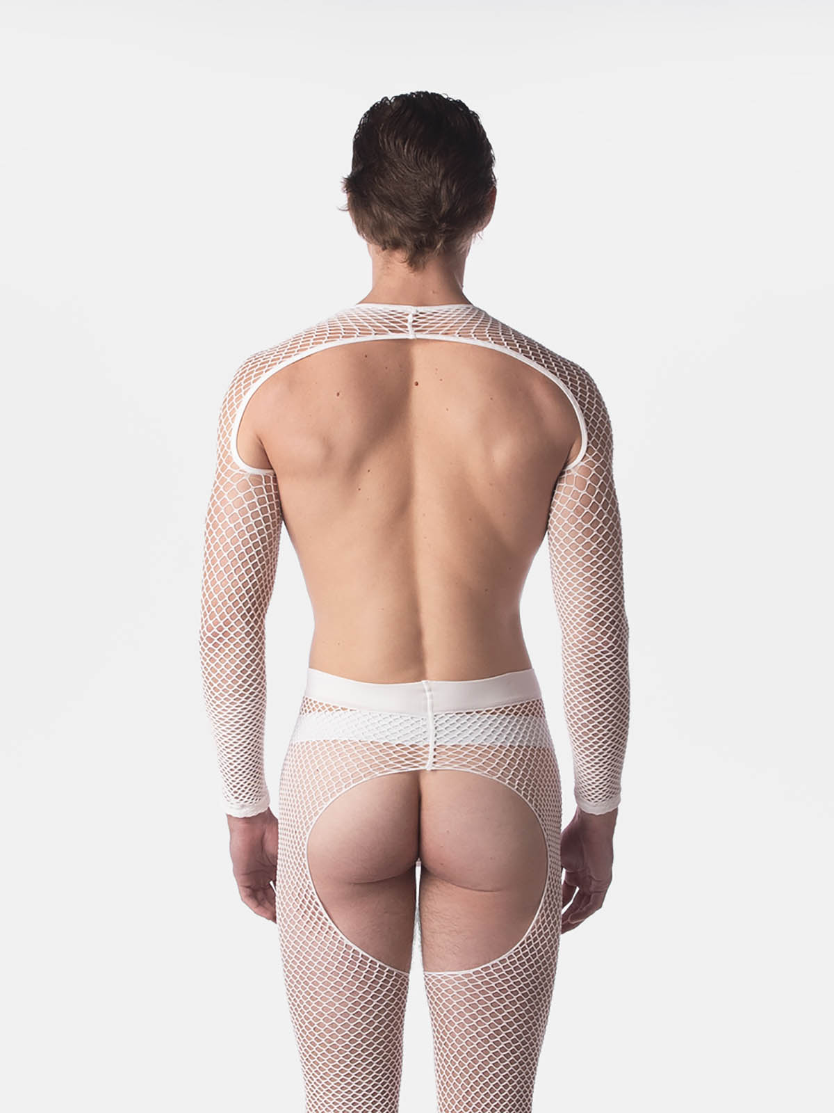 Brunos \ Neu \ Barcode Berlin \ Fishnet Sleeves Poggio | White