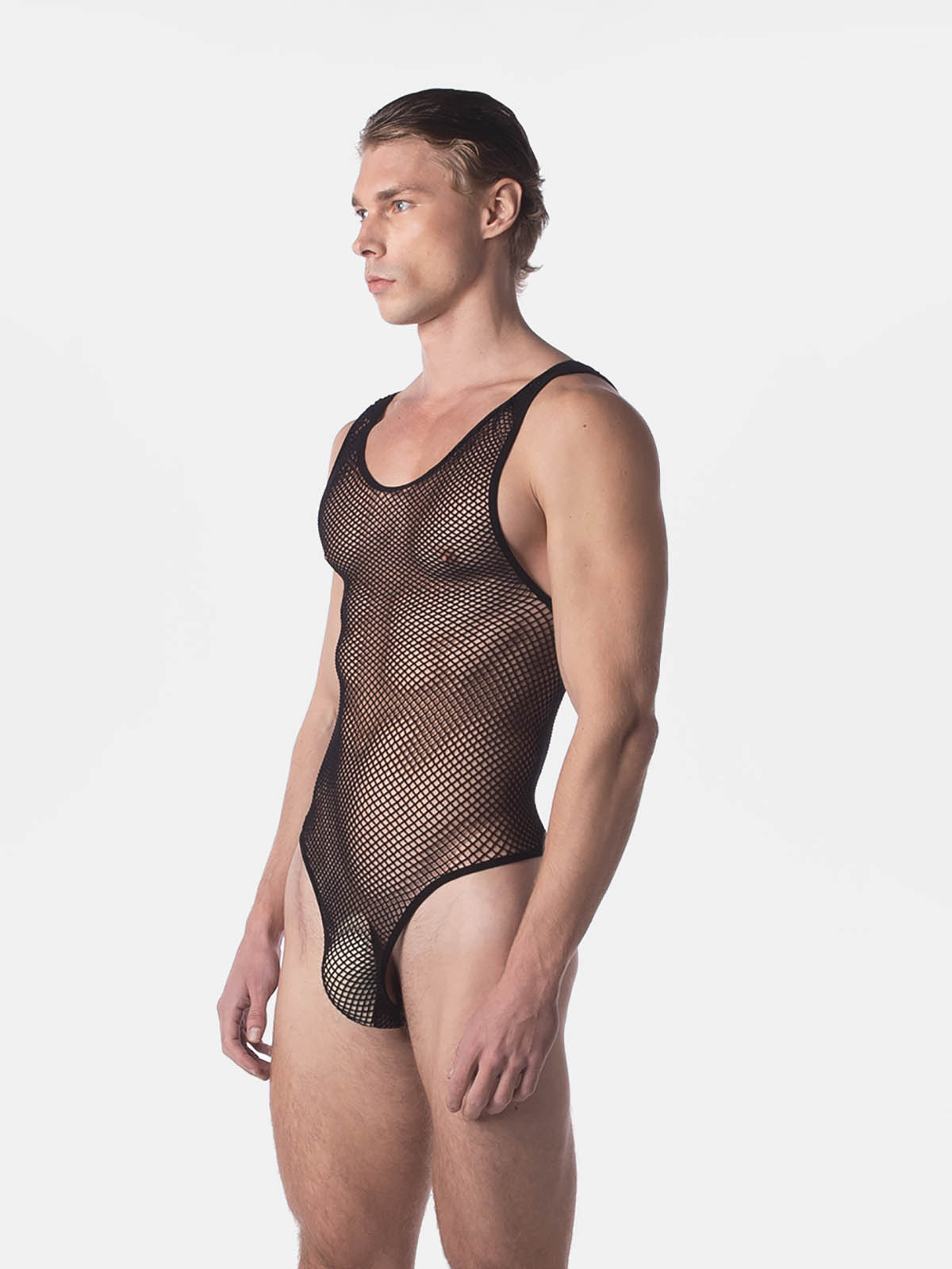 Brunos \ Fashion Sale \ Barcode Berlin \ Fishnet Body Roma | Black