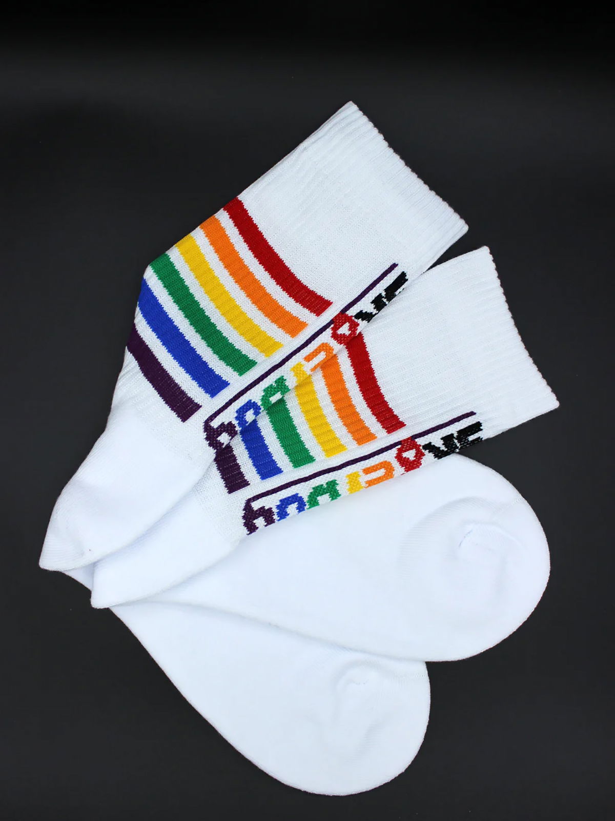 Brunos \  \ Sk8erboy \ PRIDE Socks | White