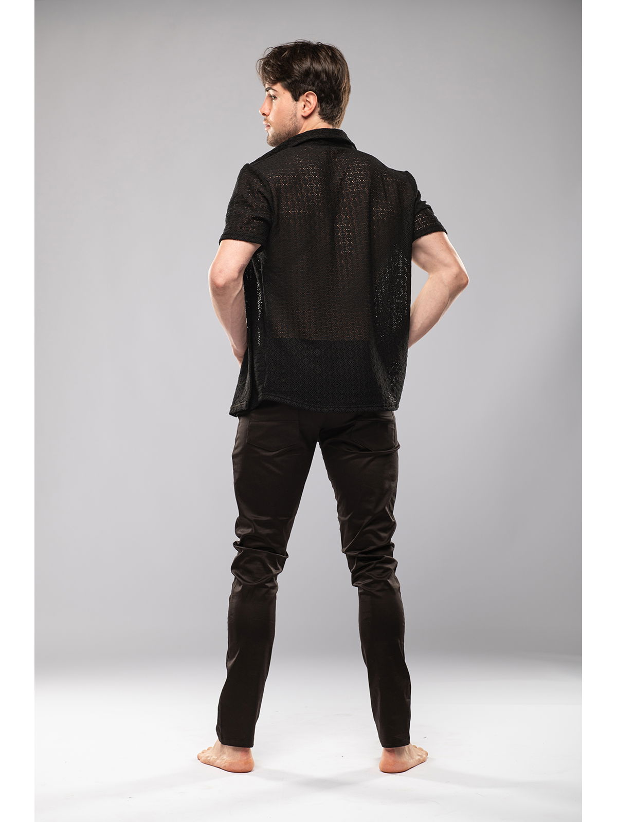 Brunos \ NEU \ TOF Paris \ Riviera Short Sleeve Shirt | Black
