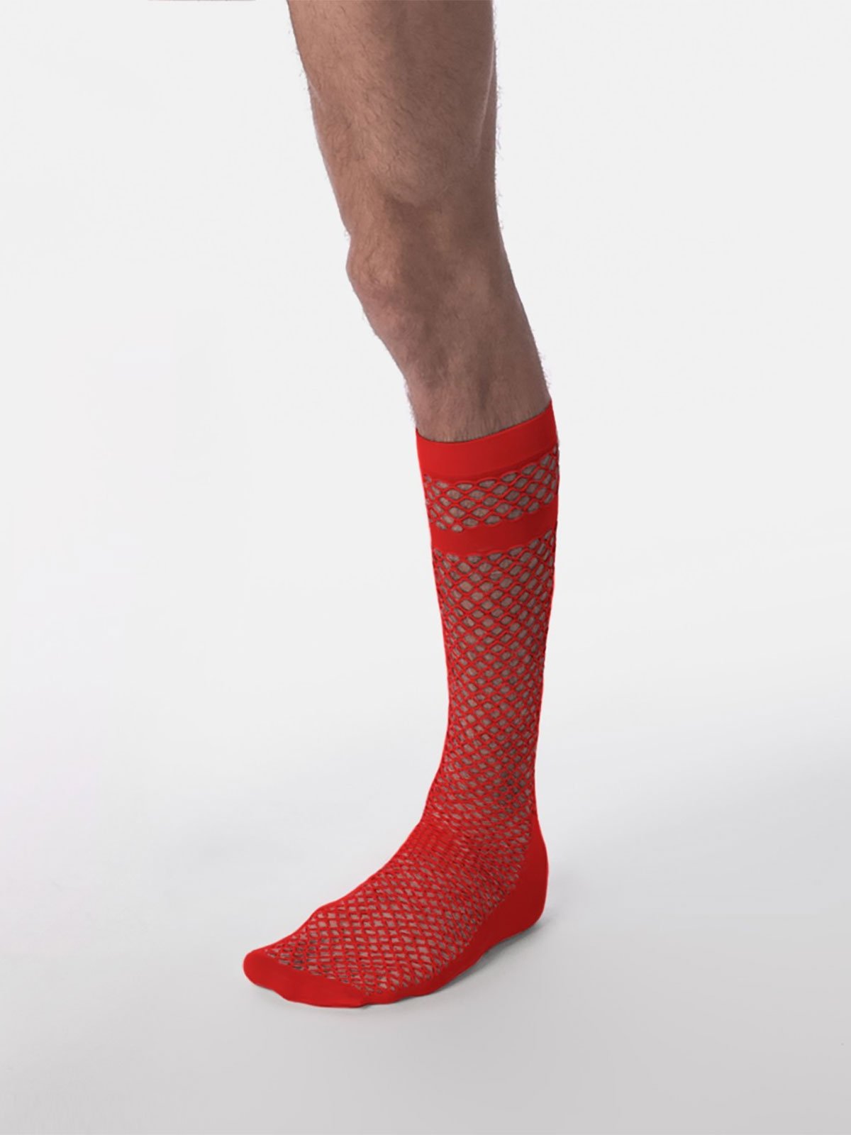 Fishnet Socks Cala | Red