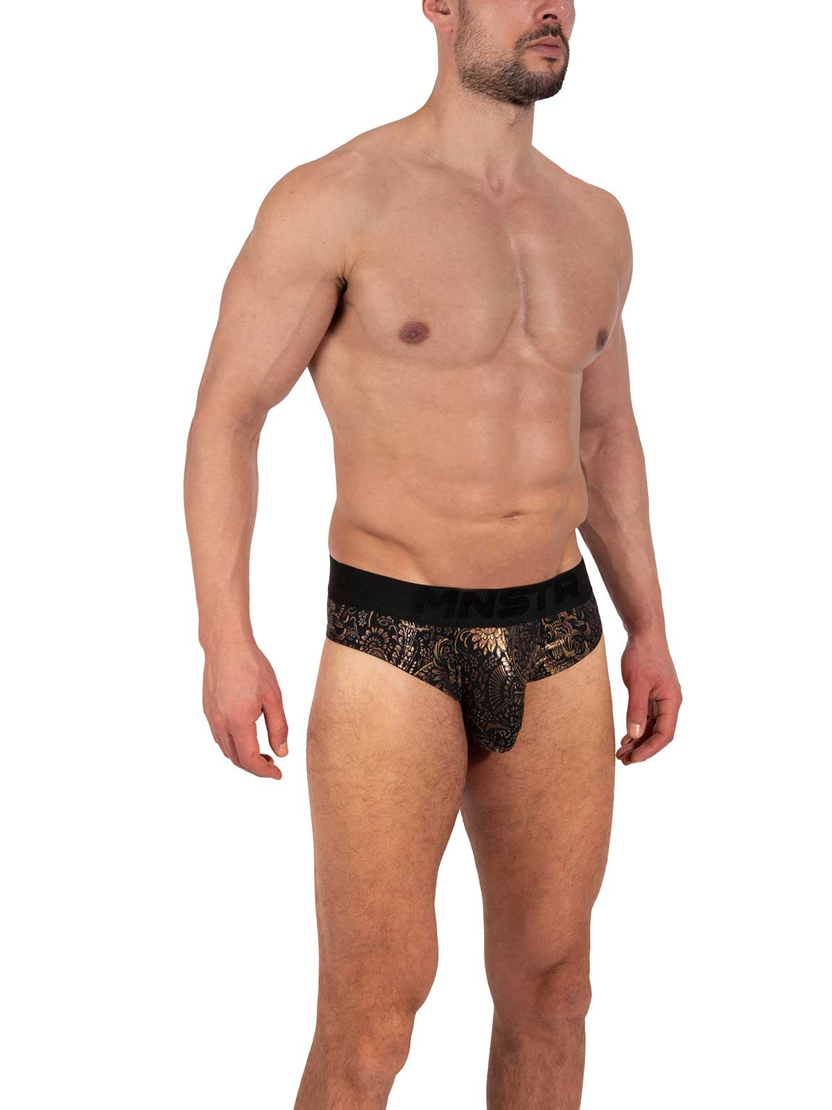 Brunos \ MANSTORE \ MANSTORE \ Cheeky Brief | Black/Gold