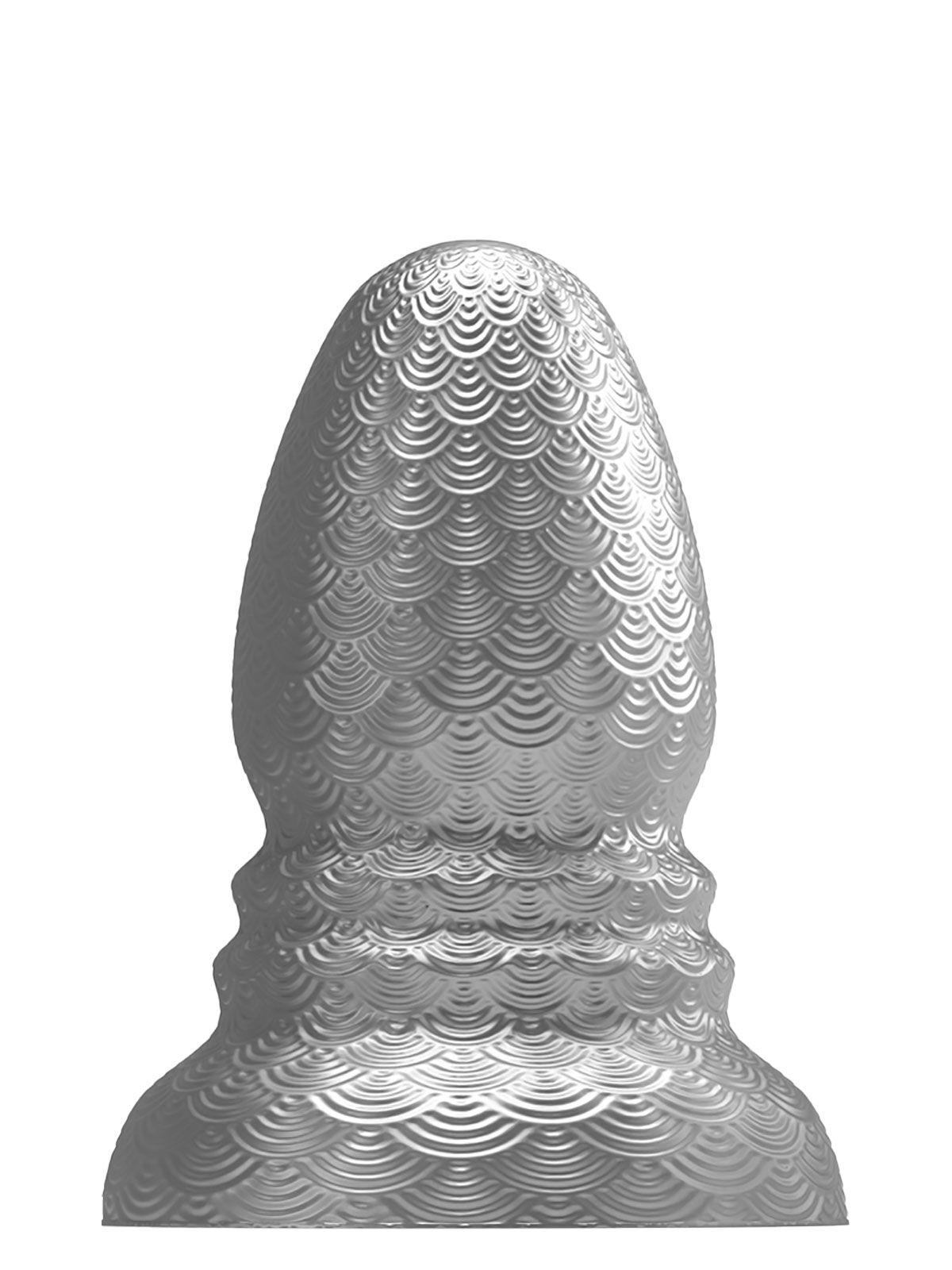 Brunos \ Neu \ Hard & Soul Industries \ Bigger Bang Butt Plug | 22 x 16,5 cm | Silver