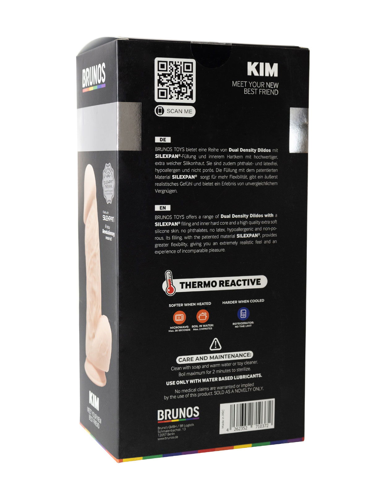 Brunos \ BRUNOS Toys \ BRUNOS TOYS \ KIM Premium Silicone Dildo | 21,7 x 5,3 cm