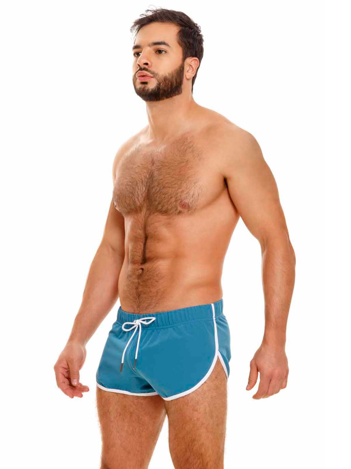 Brunos \ JOR \ JOR \ Mini Short Retro Beachwear | Petrol