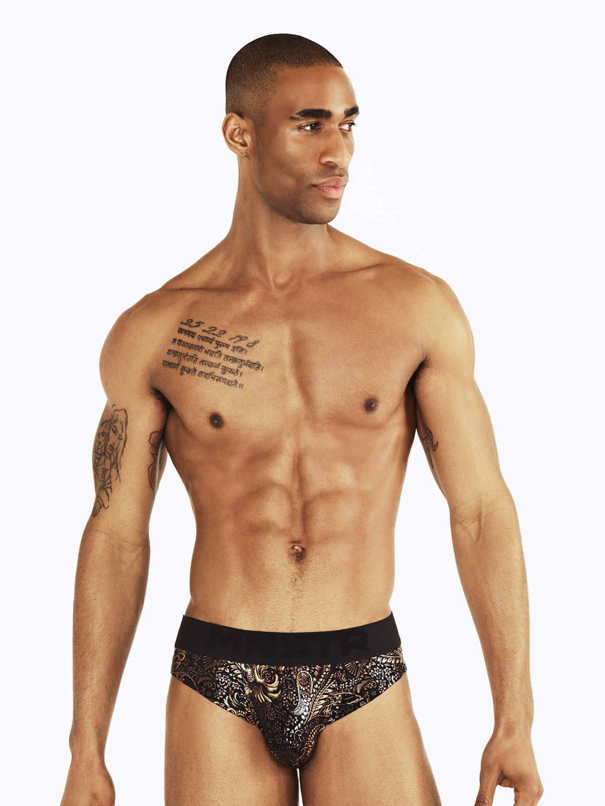 Brunos \ MANSTORE \ MANSTORE \ Cheeky Brief | Black/Gold