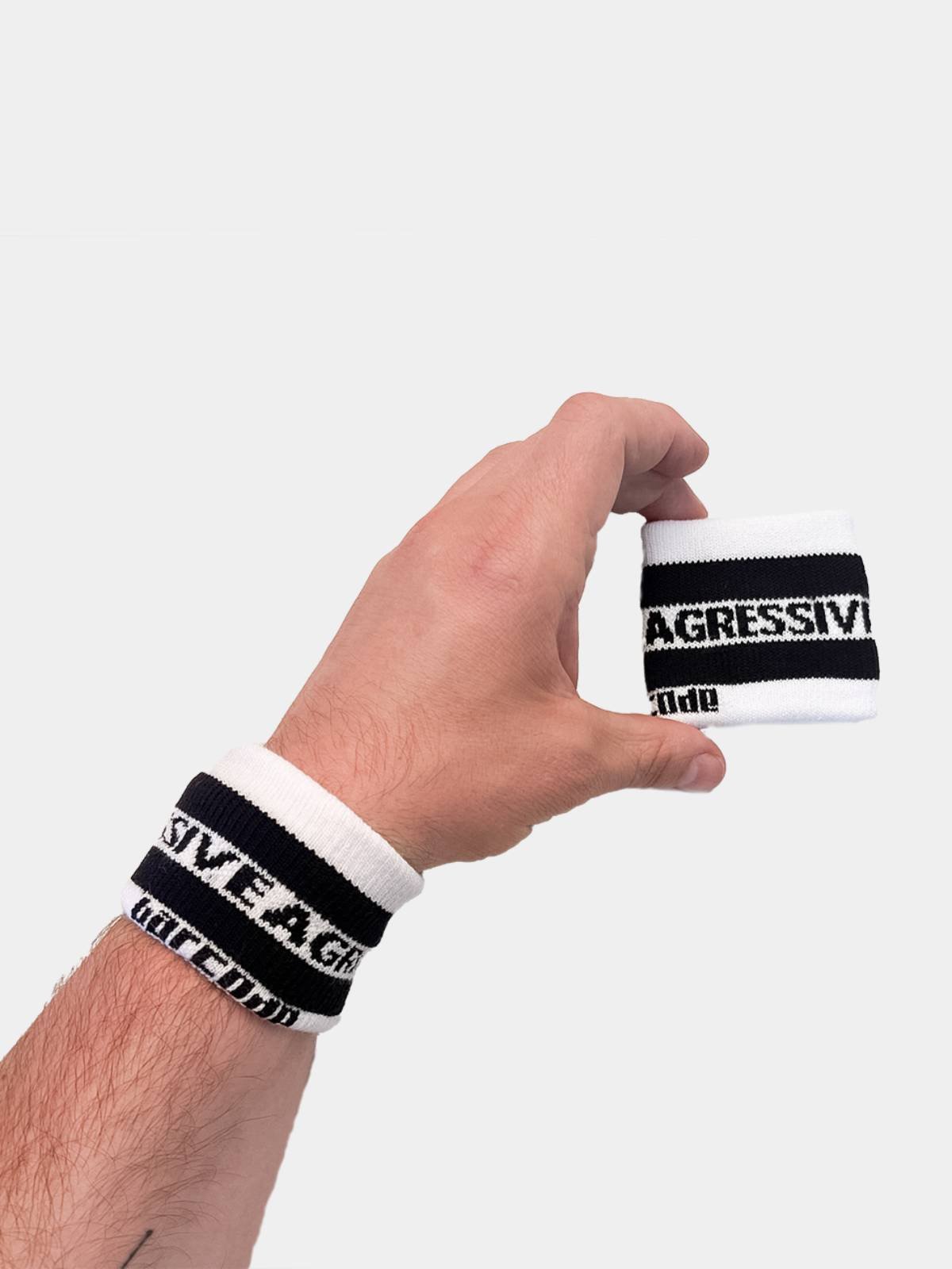  Identity Wrist Band Agressive | White/Black