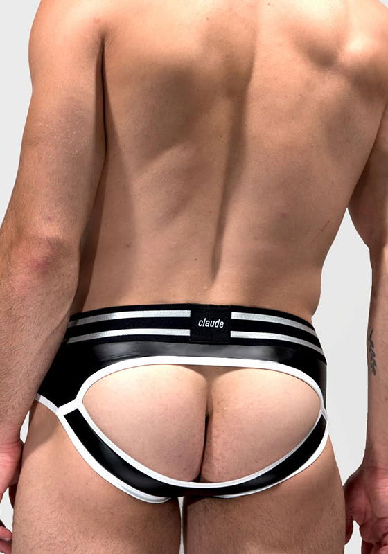 Brunos \ Briefs | Slips \ Project Claude \ Project Claude PCC059 black Wetlook Backless Brief