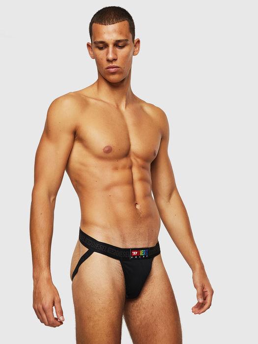 Brunos \ Pride Fashion \ DIESEL \ Diesel UMBR-Jocky rainbow / black / pink Pride Jockstrap 3-Pack