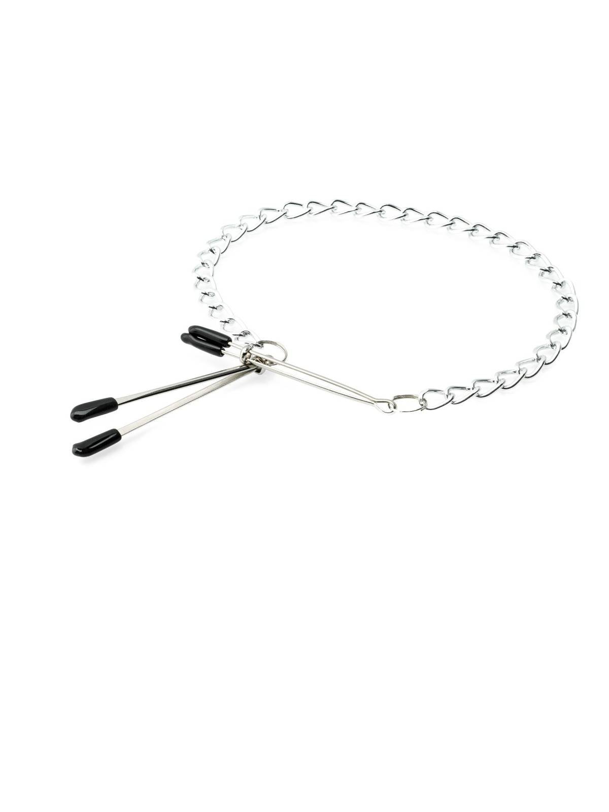 Tweezer Nipple Clamps with Chain | 44 cm