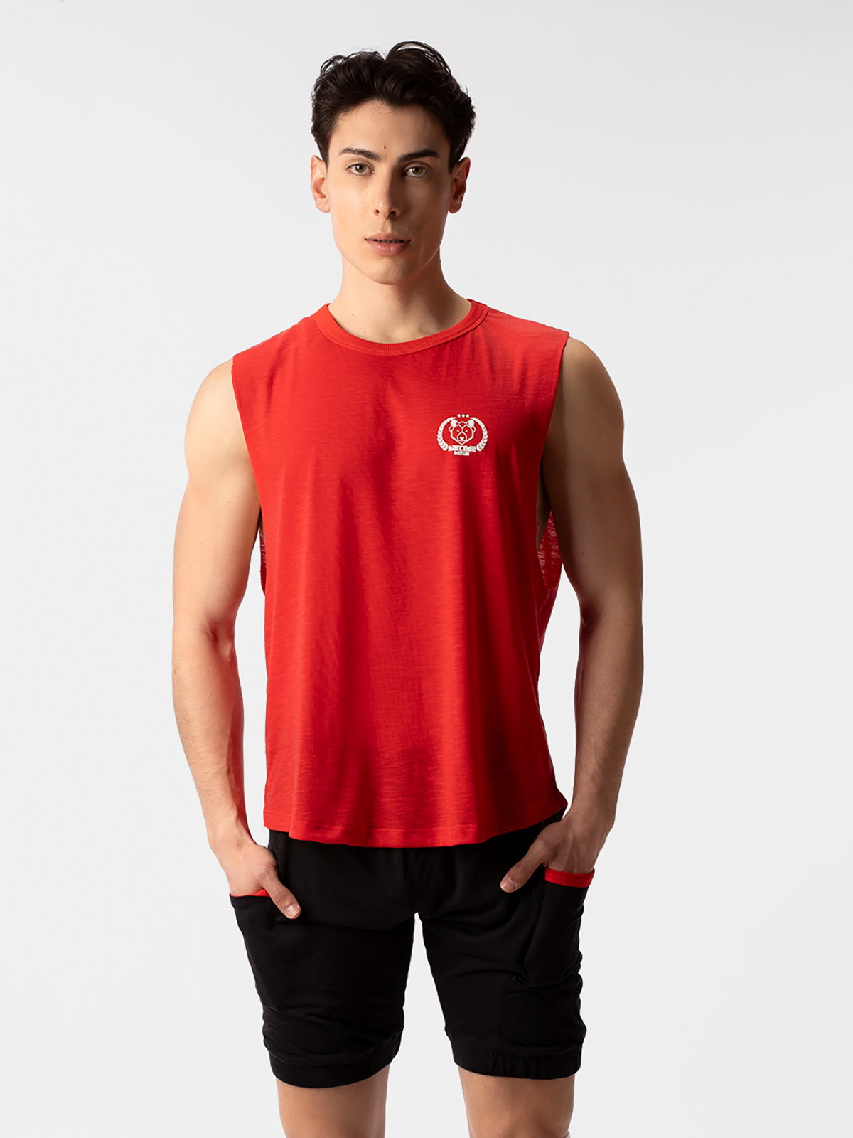 Brunos \ Sportswear \ Barcode Berlin \ Tank Top Kamal | Red