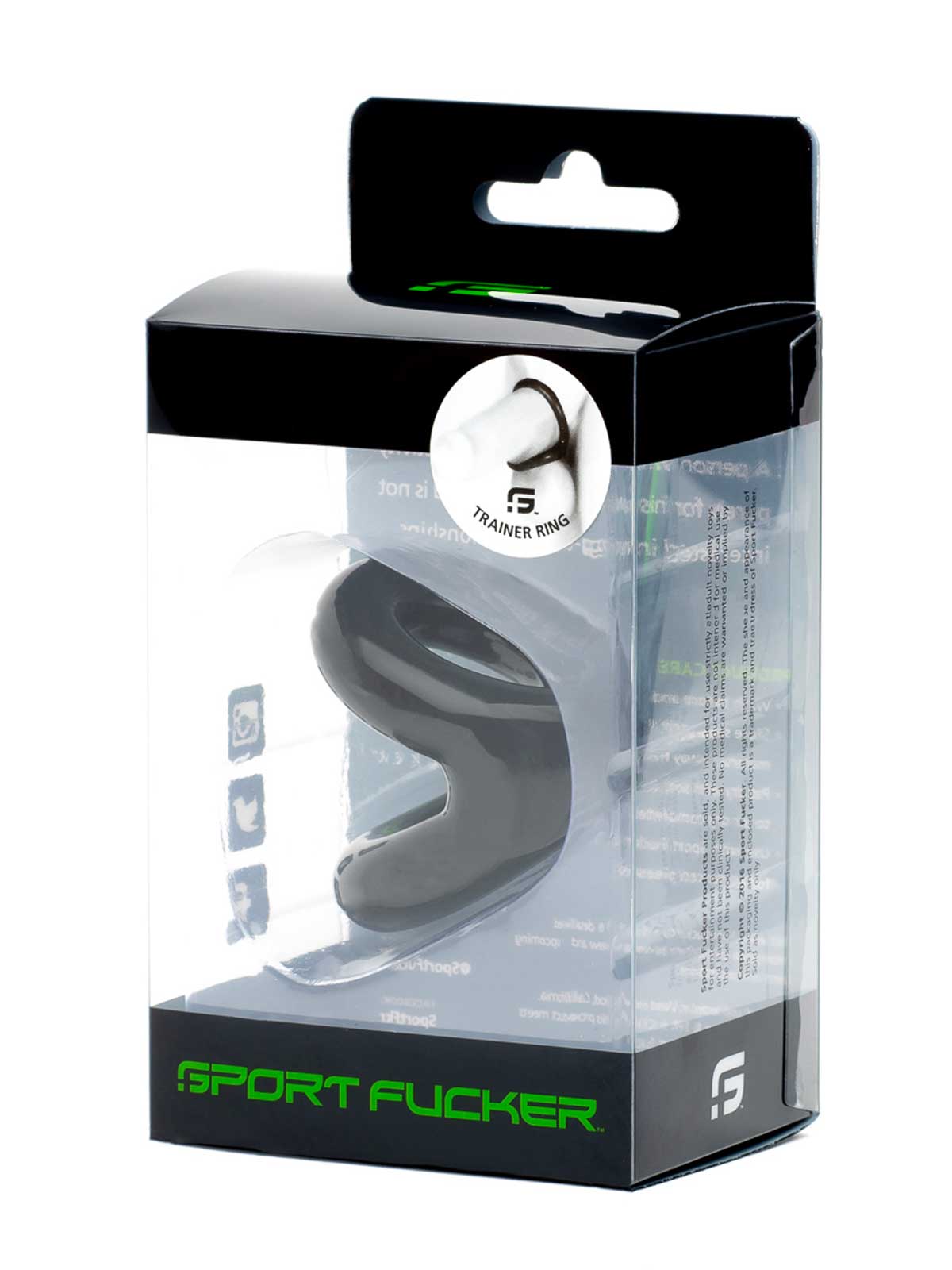 Brunos \ Gummi \ Sport Fucker \ Trainer Ring | Black
