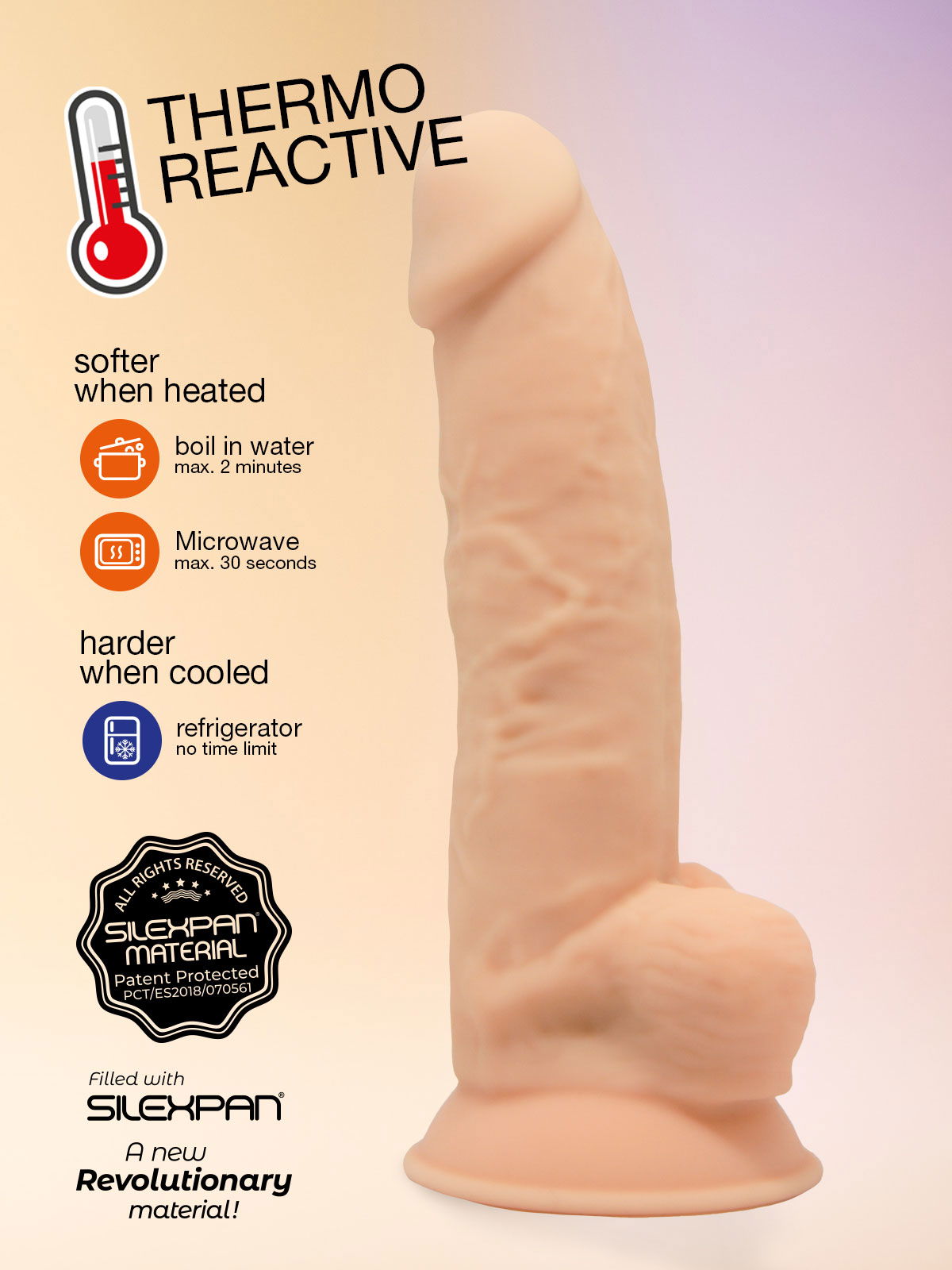 Brunos \  \ BRUNOS TOYS \ MIKA Premium Silicone Dildo | 20 x 4,3 cm