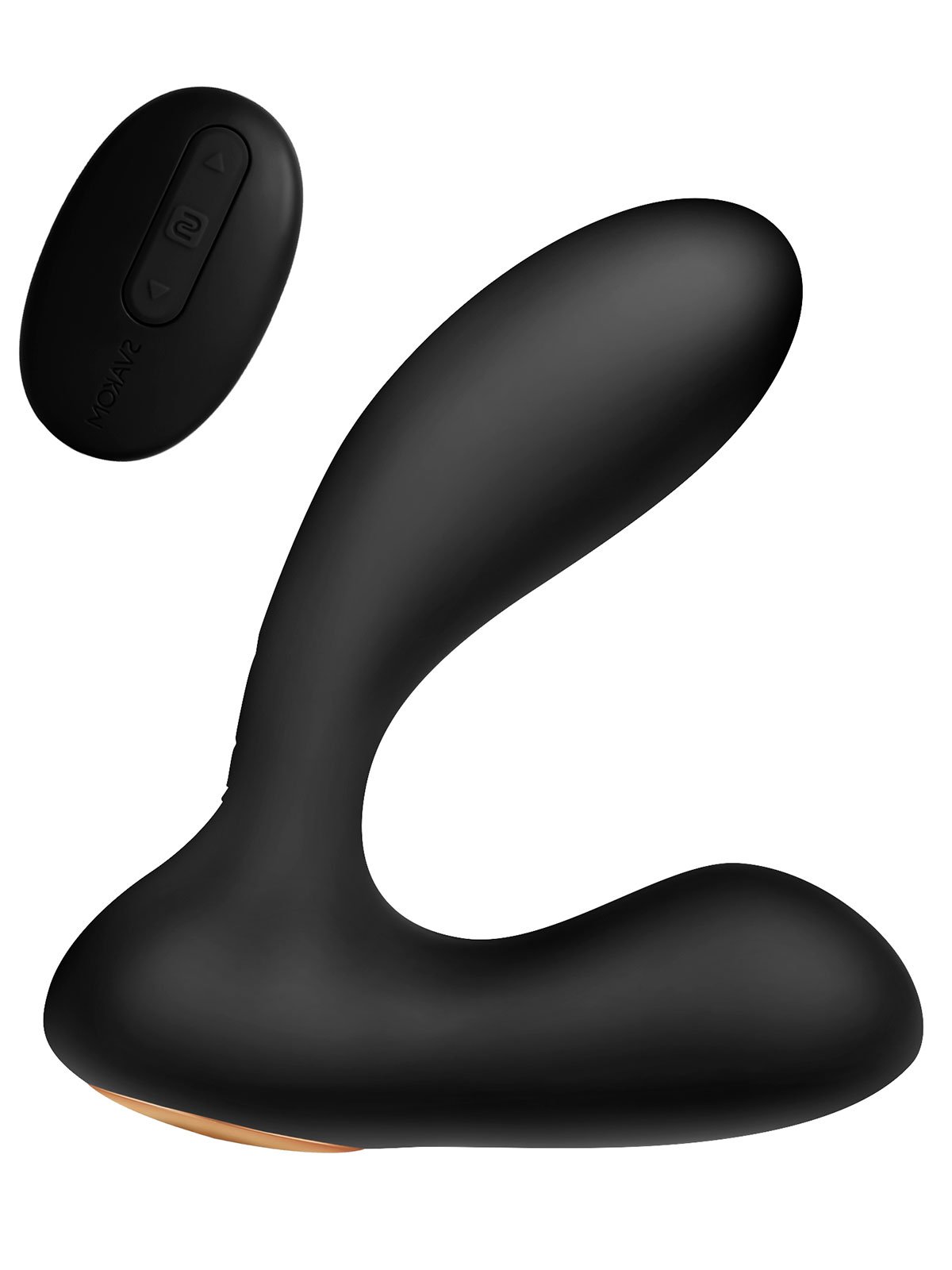 Plug Prostata Massage Vick mit Vibration | Black