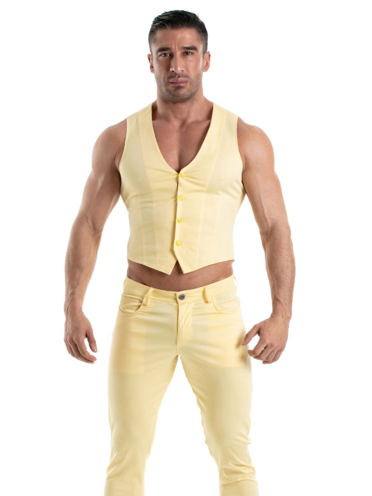 Brunos \ NEU \ TOF Paris \ Chino Vest | Yellow