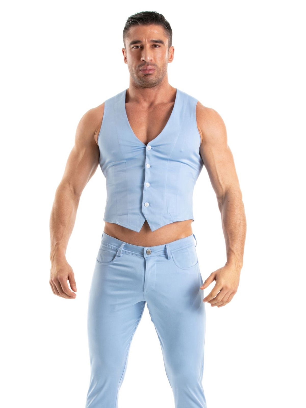 Brunos \ NEU \ TOF Paris \ Chino Vest | Blue