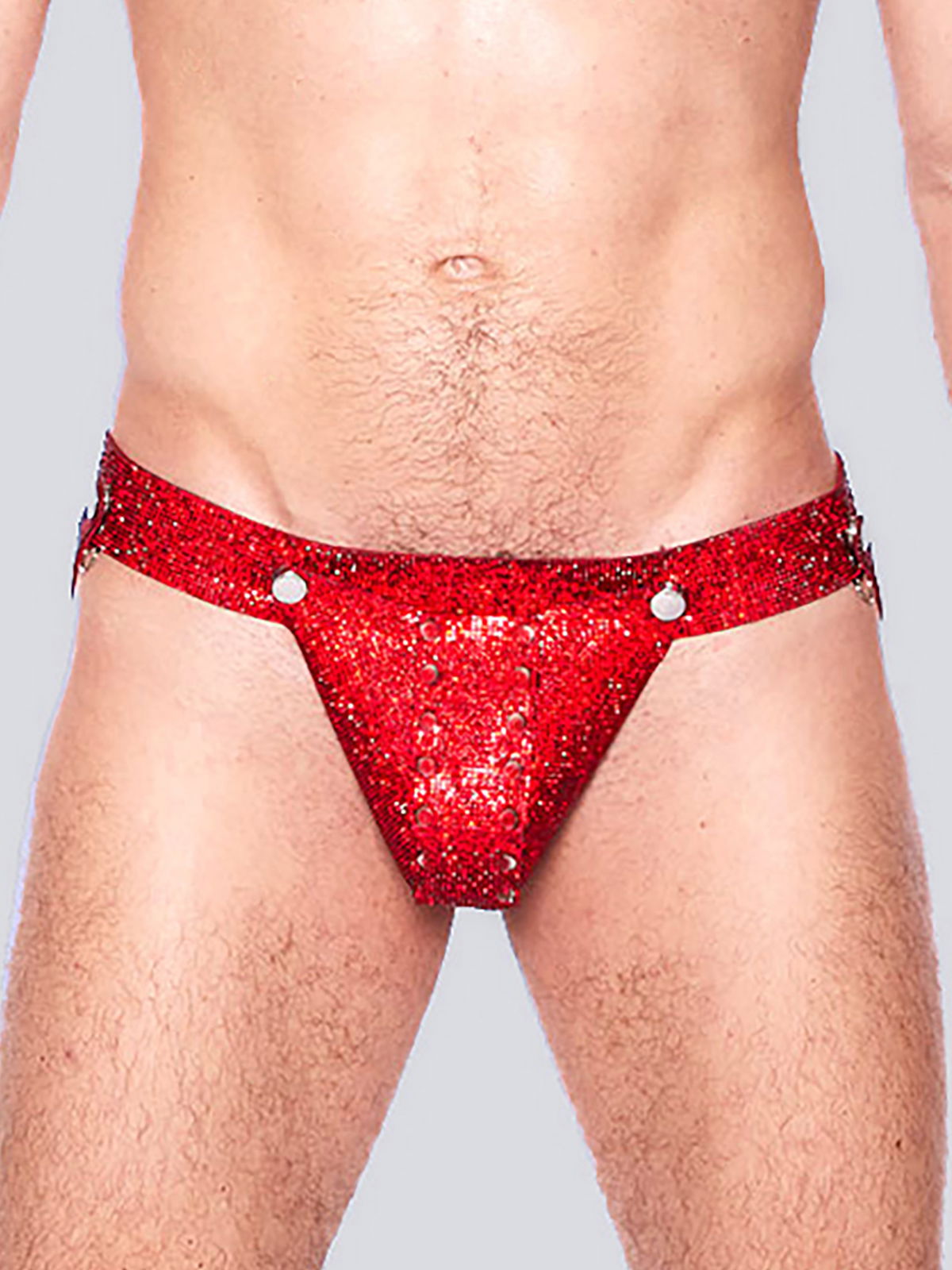 Brunos \ Jocks \ Lorand Lajos \ Pan Jockstrap Set Crystal | Red