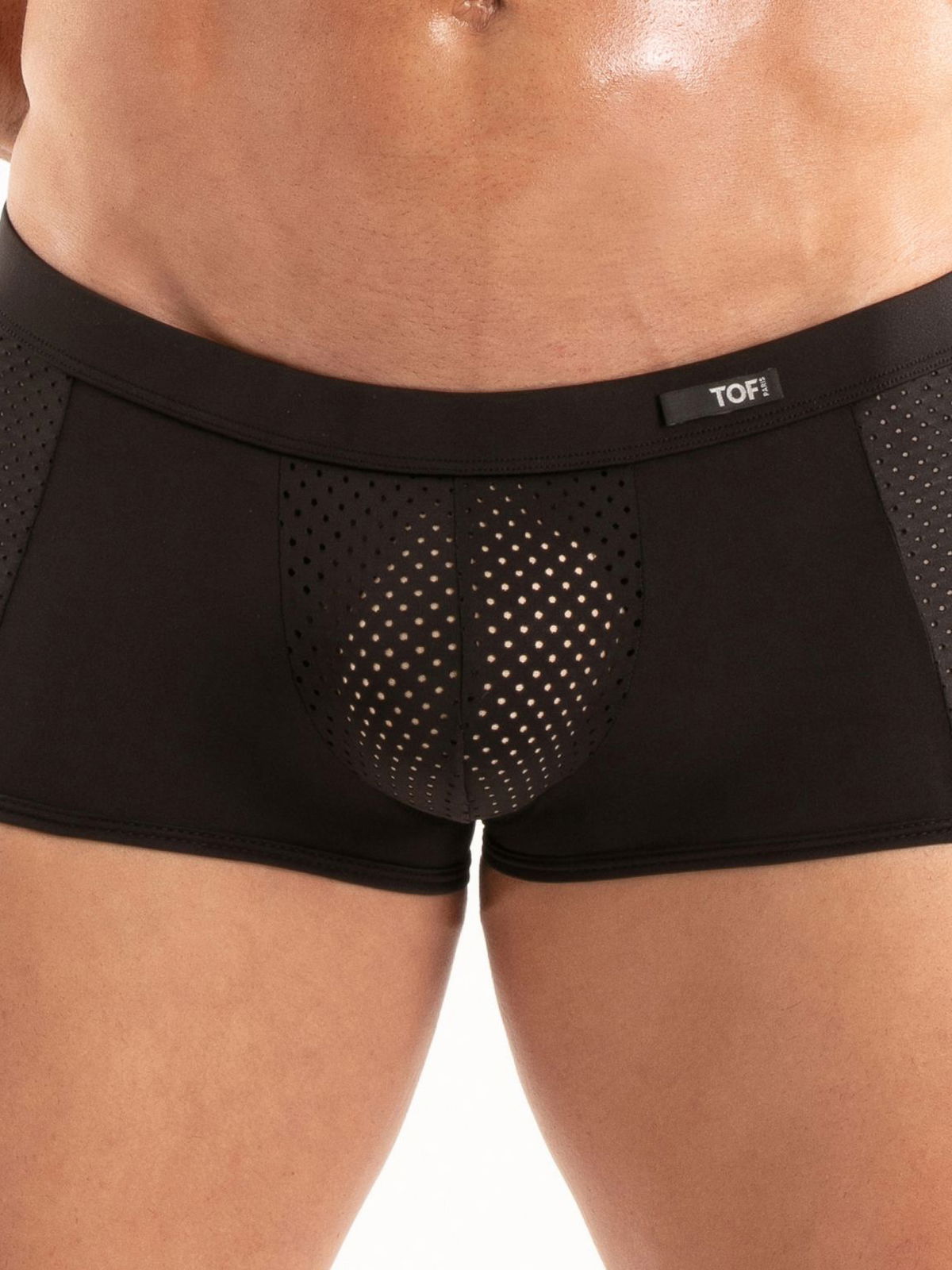 Brunos \ Boxer | Trunks \ TOF Paris \ Temptation Microfiber Trunk | Black