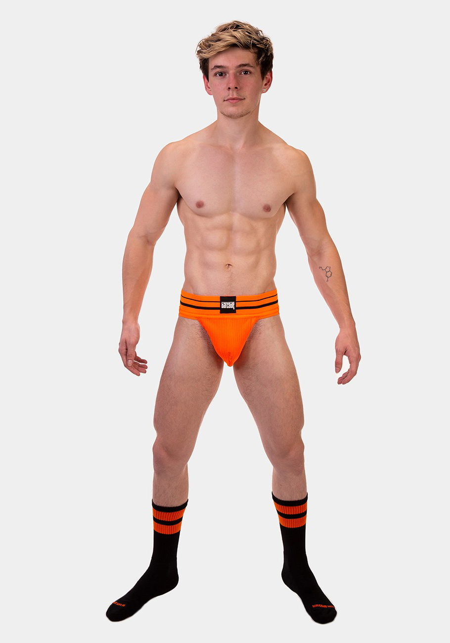 Brunos \ Jocks \ Barcode Berlin \ Barcode Berlin Jock Andreus | Orange|Black