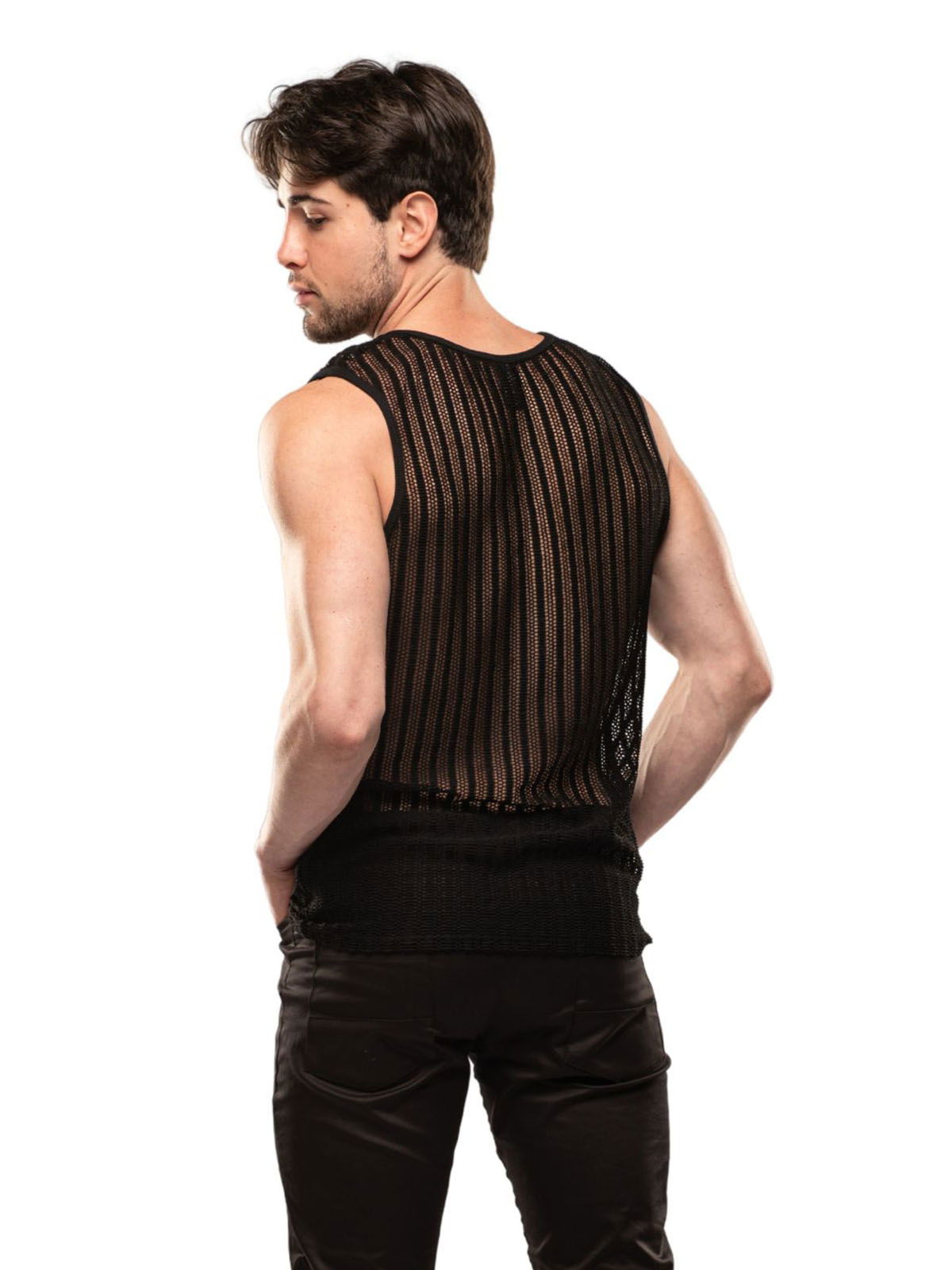 Brunos \ NEU \ TOF Paris \ Sheer Mykonos Tanktop | Black