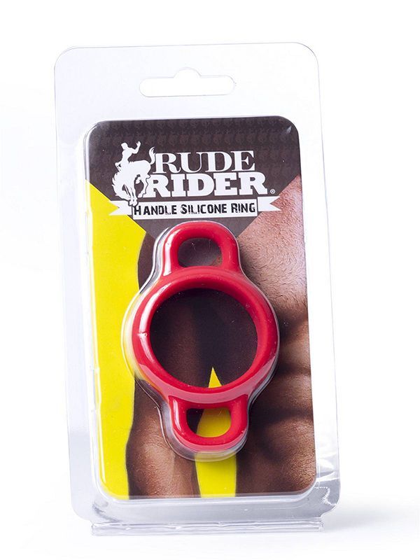 Brunos \ Toys & Helper Sale \ Rude Rider \ Cockring Handle | Red