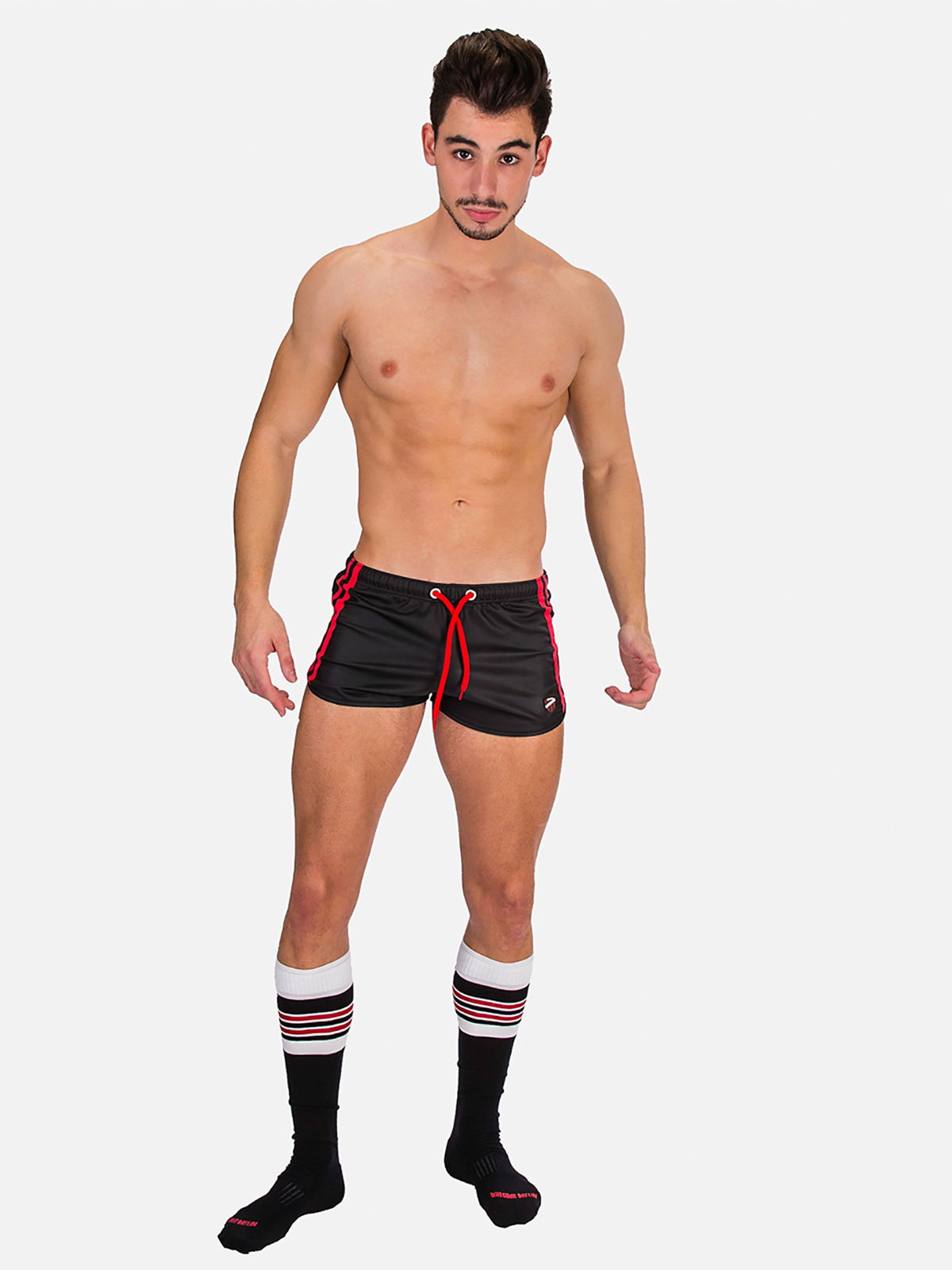 Brunos \  \ Barcode Berlin \ Short Byron Laboratory | Black/Red