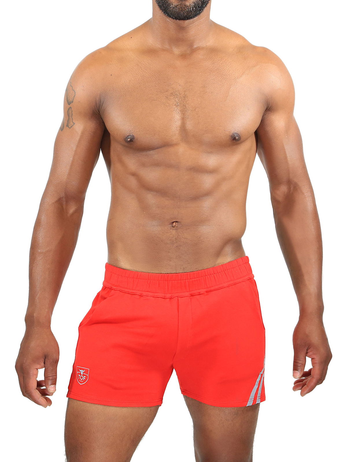 Brunos \ TOF Paris \ TOF Paris \ Paris Shorts | Red | Grey