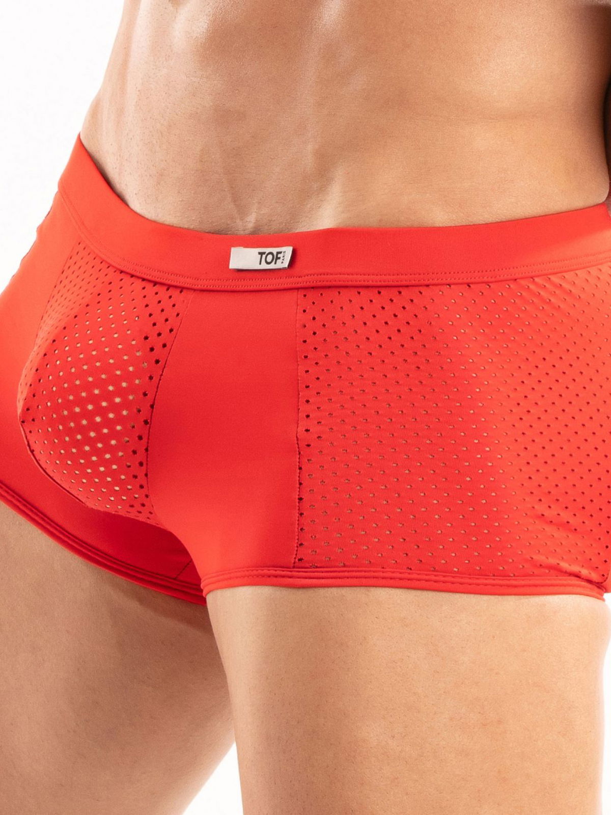 Brunos \ Boxer | Trunks \ TOF Paris \ Temptation Microfiber Trunk | Red