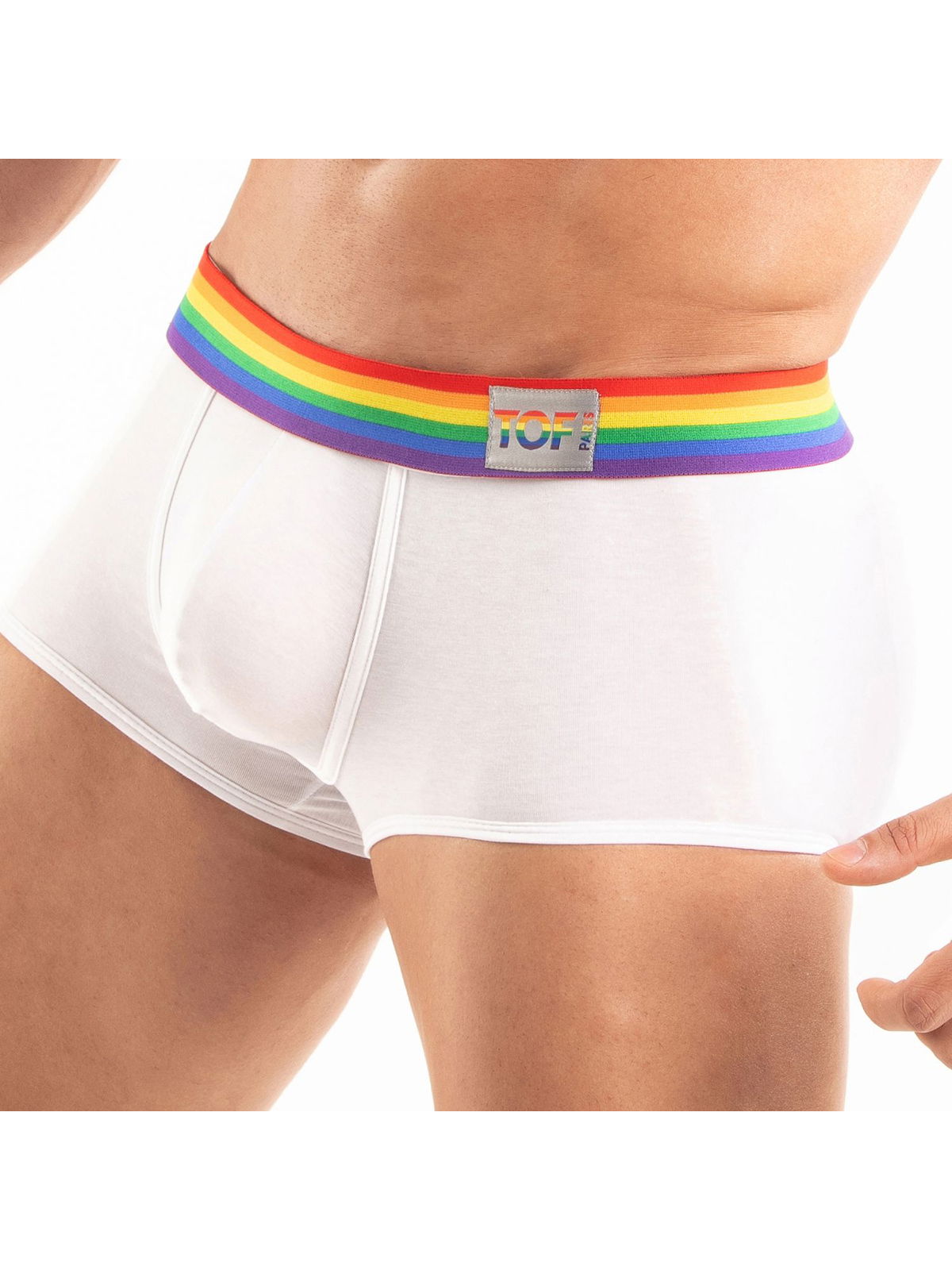 Brunos \ Boxer | Trunks \ TOF Paris \ Pride Trunk | White