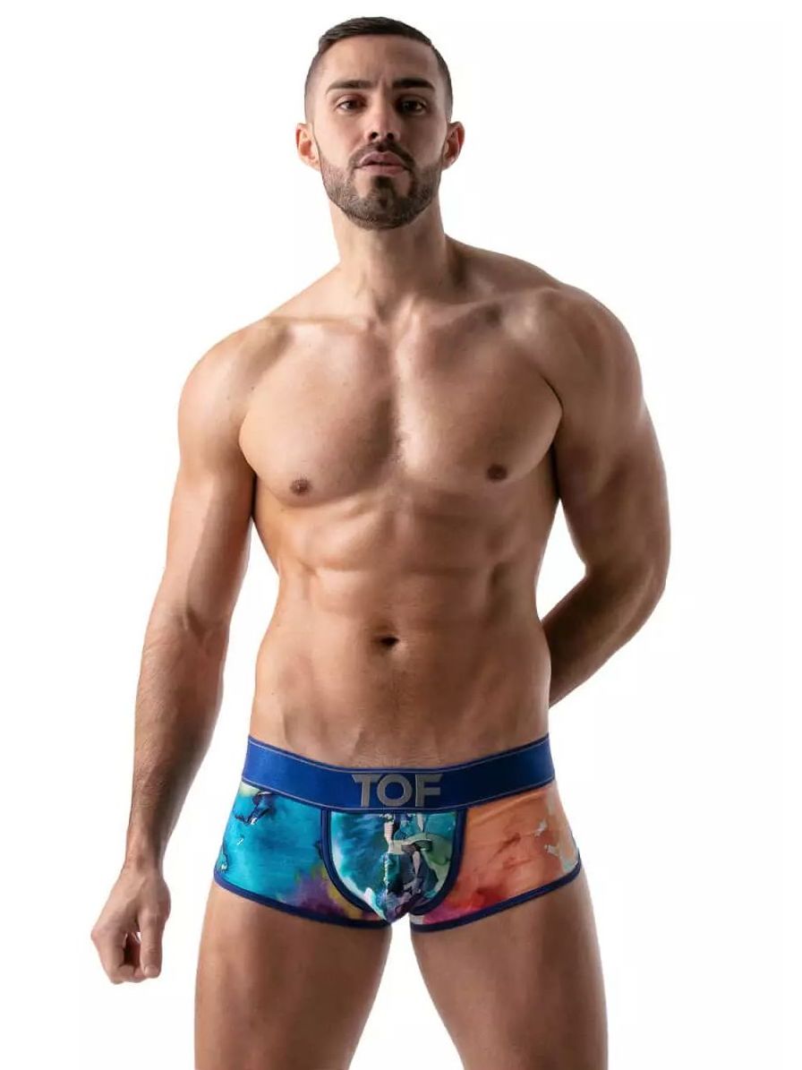 Brunos \  \  \ Tie Dye Push-Up Trunk | Blue