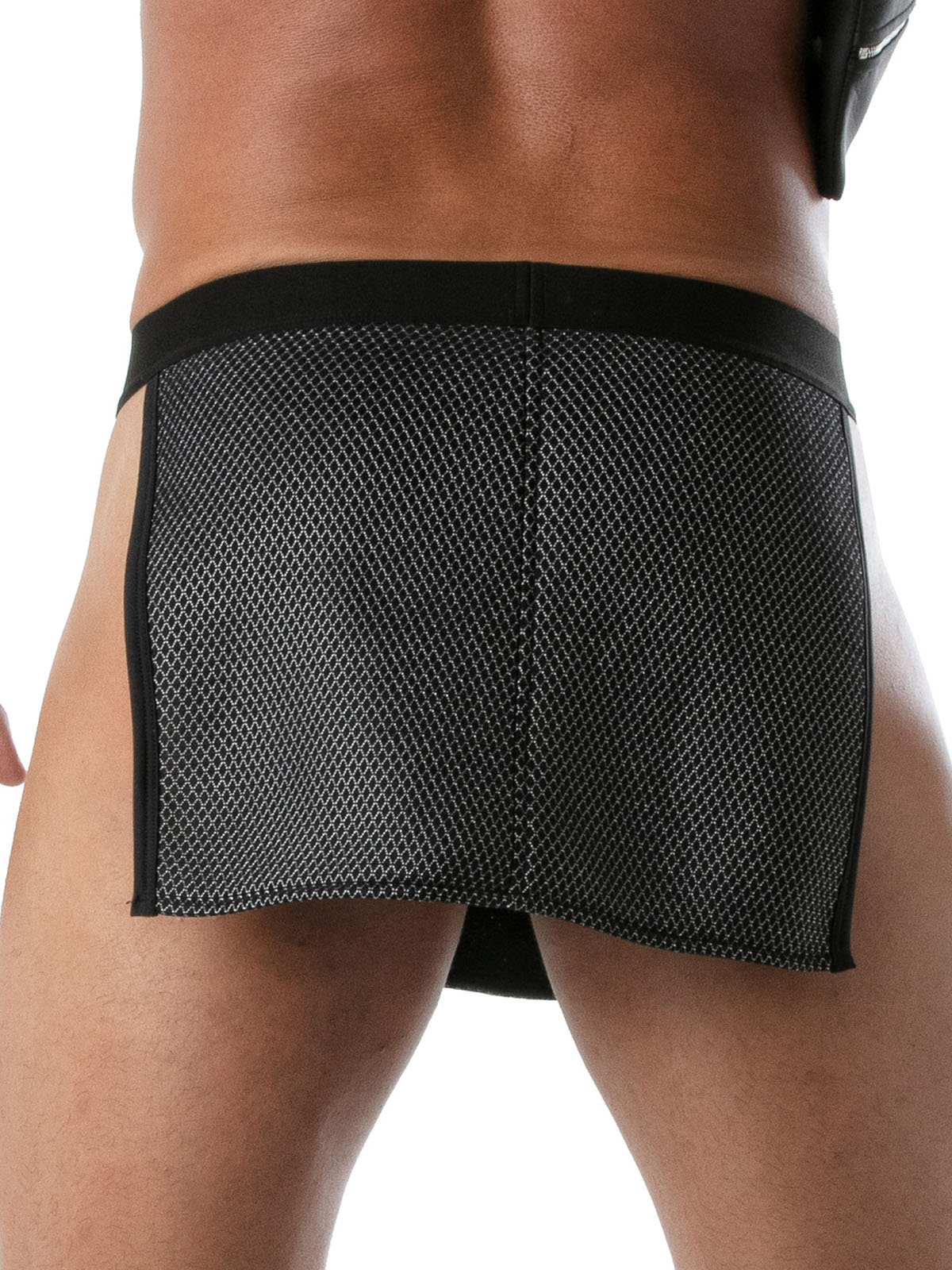 Brunos \ TOF Paris \ TOF Paris \ 3D Waist Apron | Black/ Grey