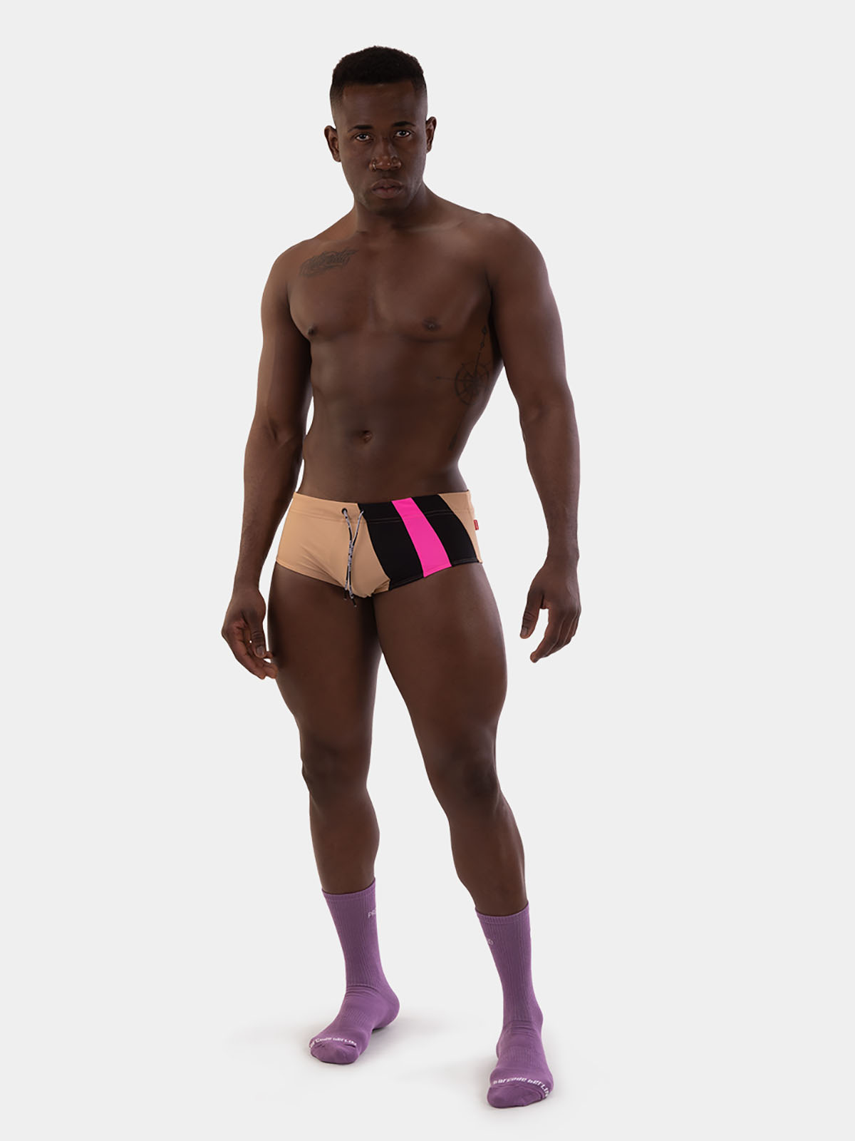 Brunos \ Fashion Sale \ Barcode Berlin \ Swim Brief Mar Bella Beach | Nude/Black