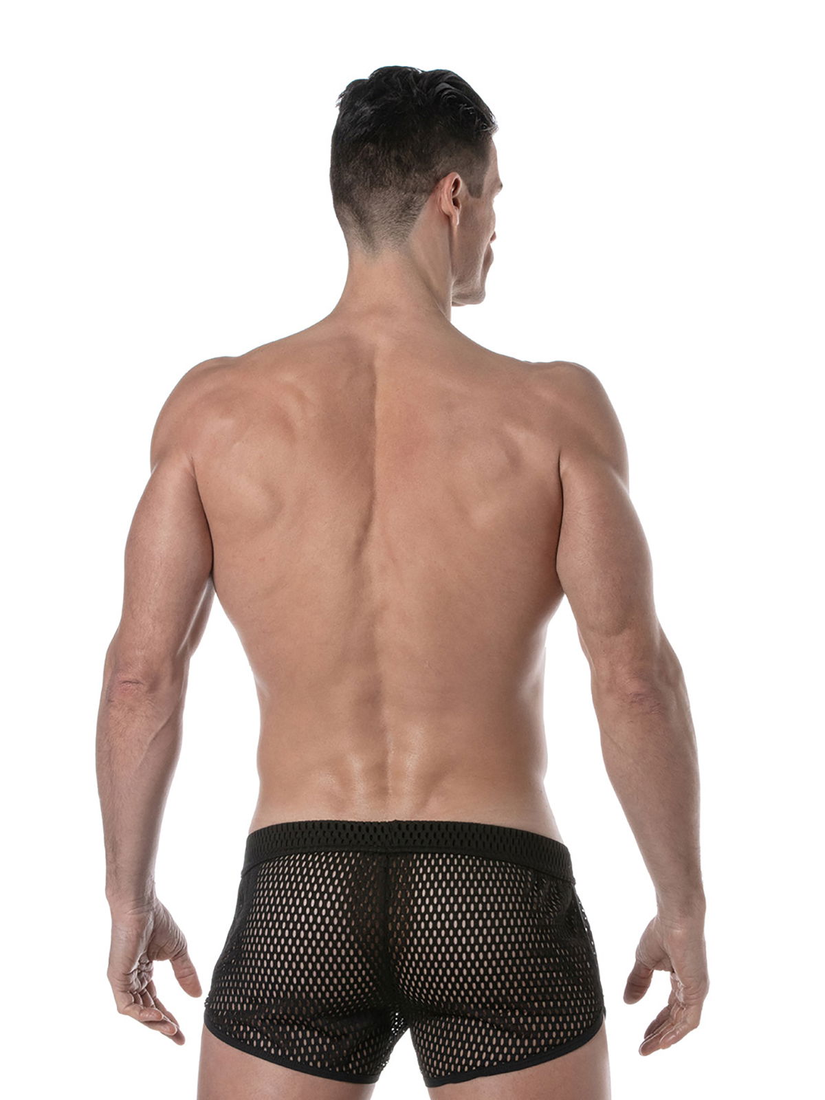 Brunos \ NEU \ TOF Paris \ See Through Mens Mini Shorts | Black