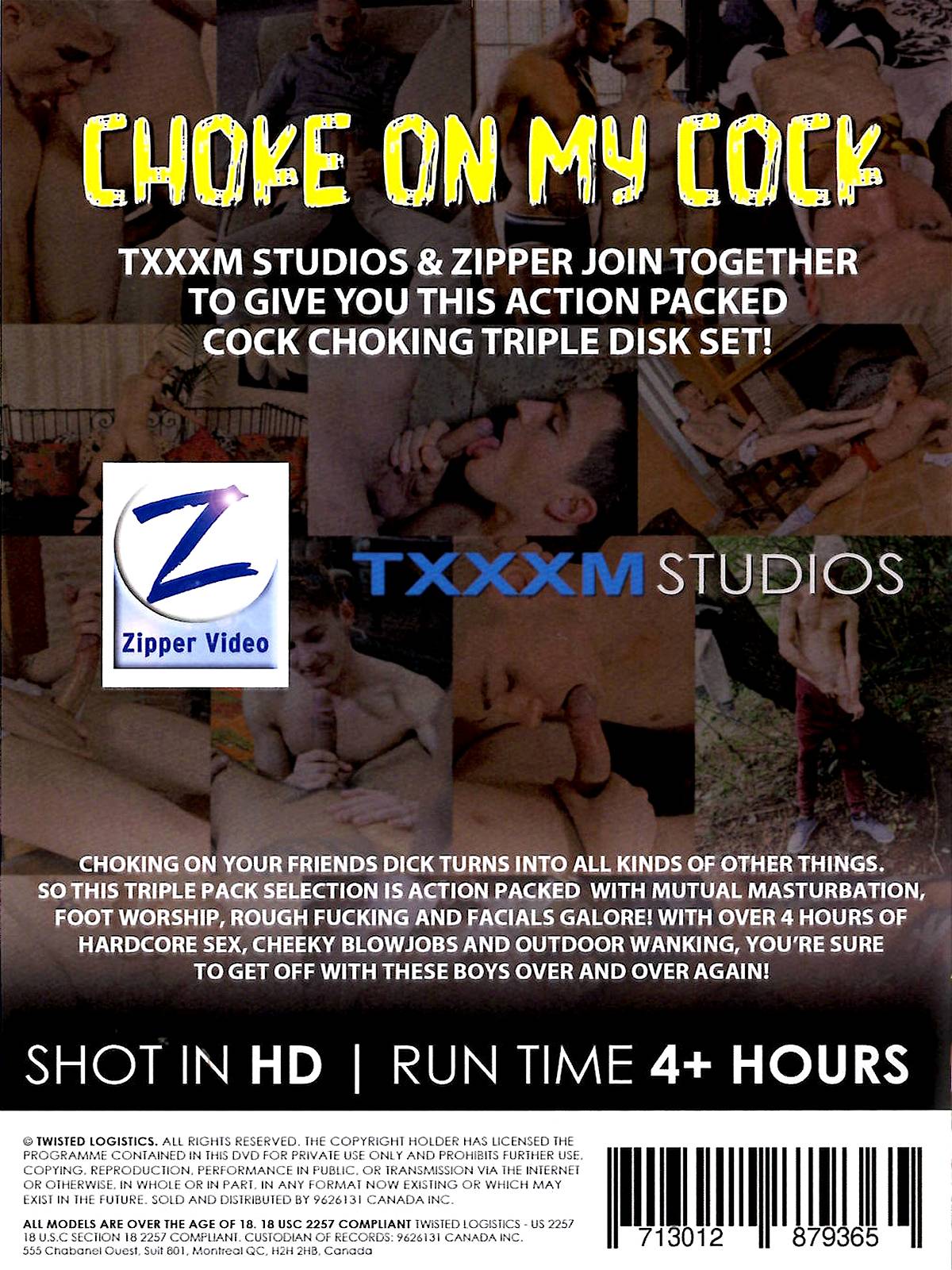 Brunos \ DVD Sets \ TXXXM Studios \ Choke on my Cock | 3 DVDs