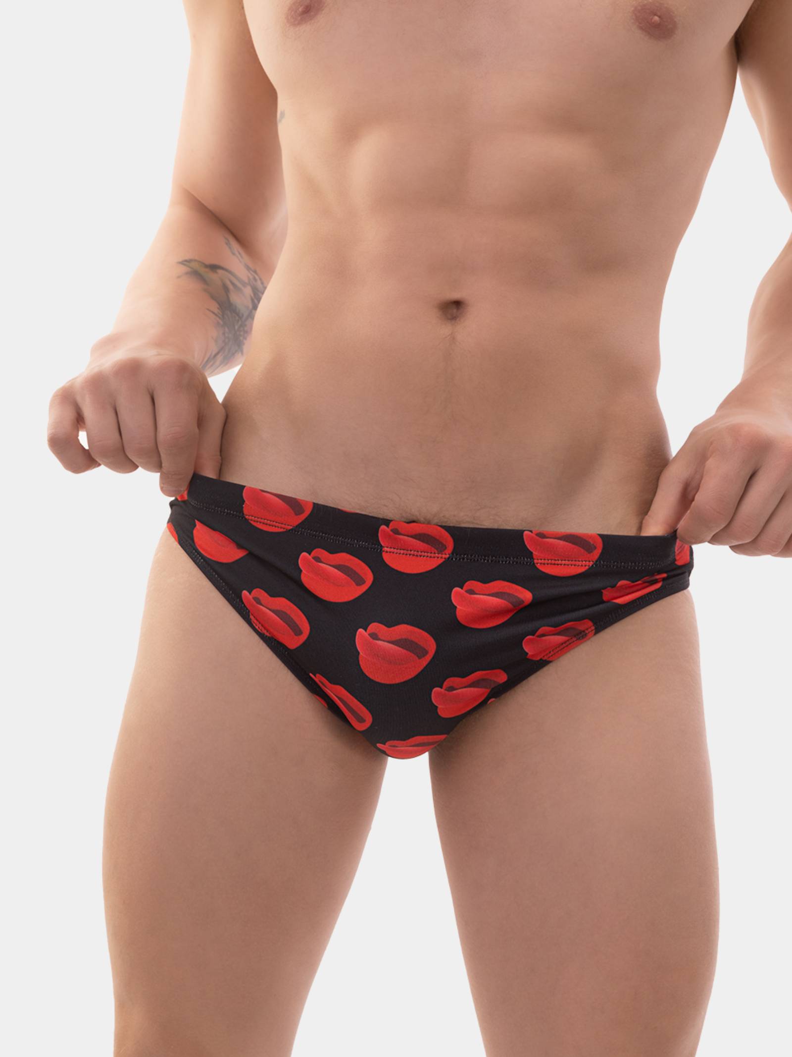 Brunos \  \ Barcode Berlin \ Swim Brief Kiss | Black