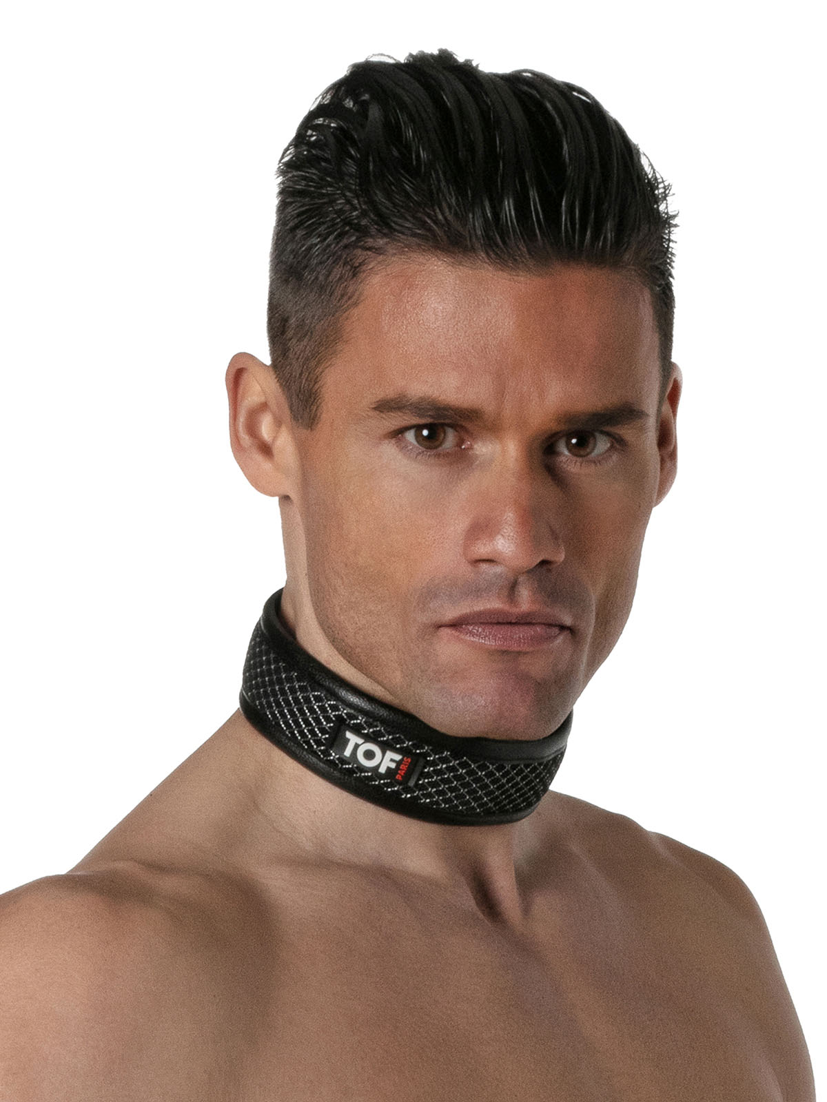 Brunos \  \ TOF Paris \ 3D Collar | Black/Grey