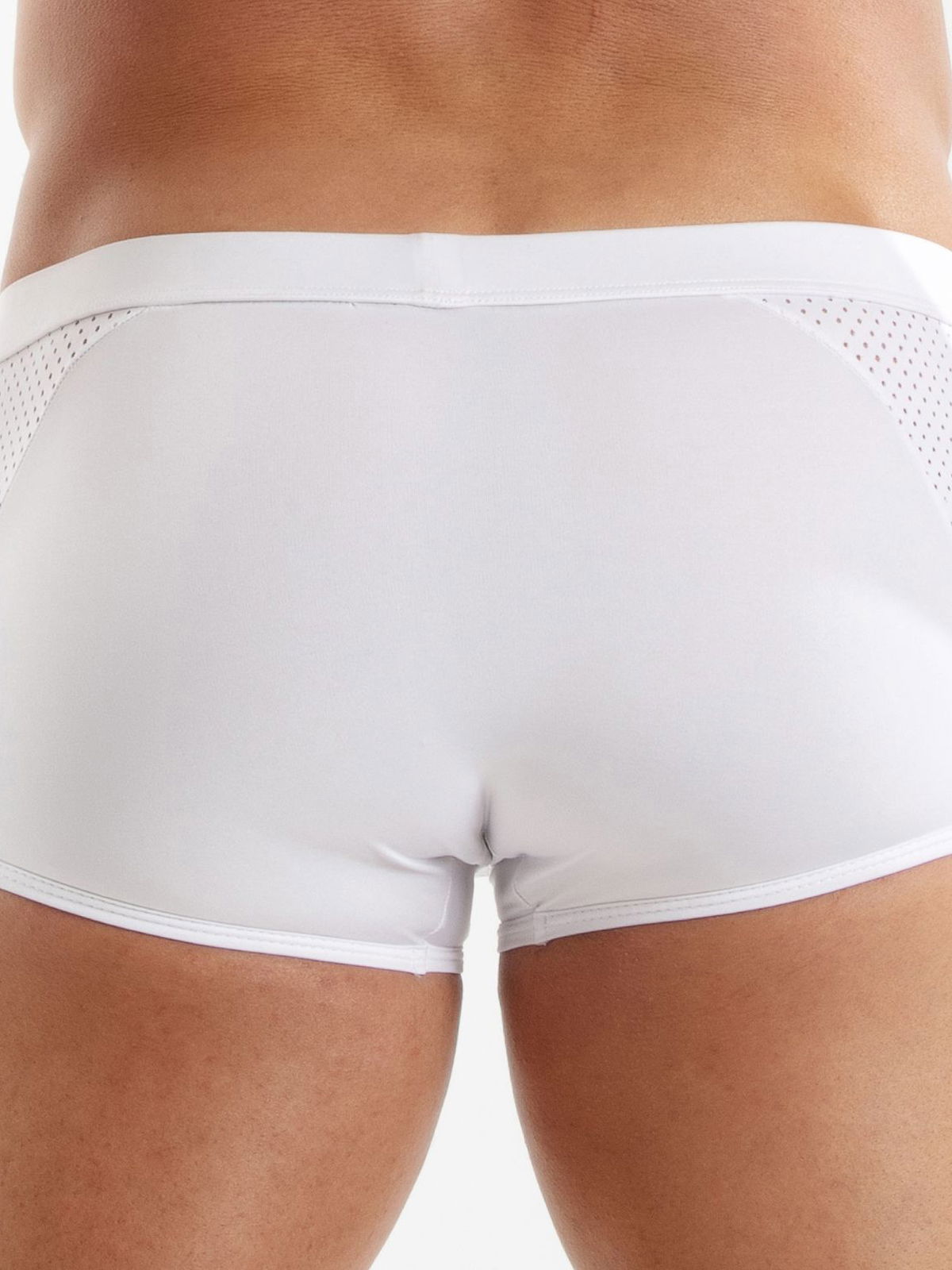 Brunos \ Boxer | Trunks \ TOF Paris \ Temptation Microfiber Trunk | White