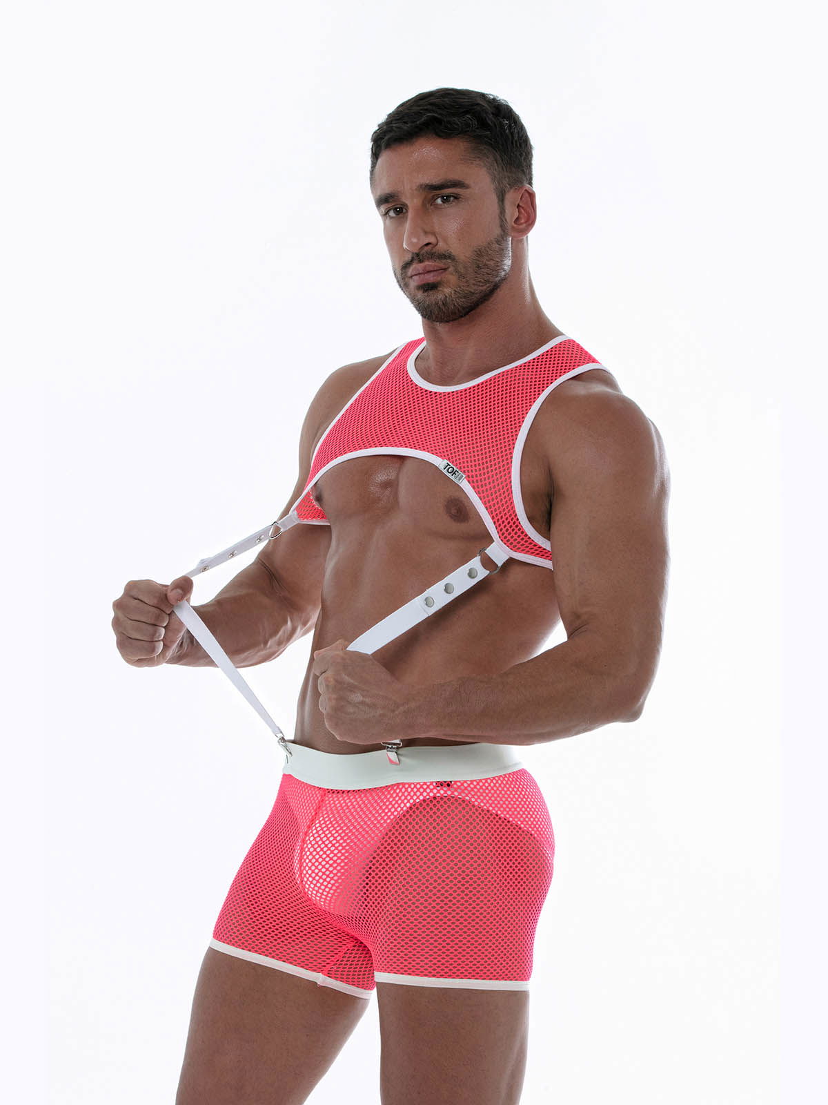 Brunos \ TOF Paris \ TOF Paris \ Neon Mesh Shorts | Pink