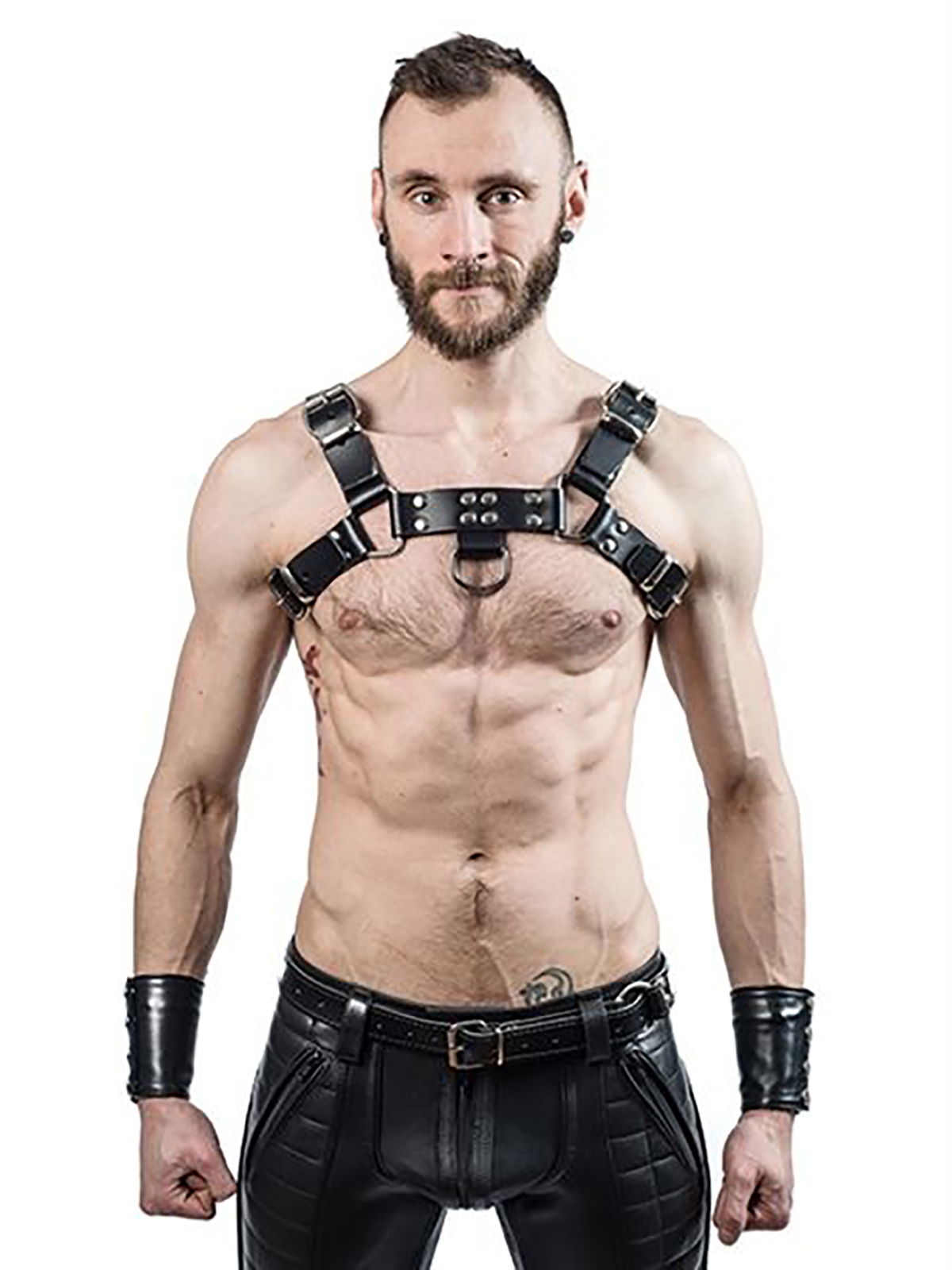 Brunos \ Mister B \ Mister B \ Chest Harness Saddle Leather | Black