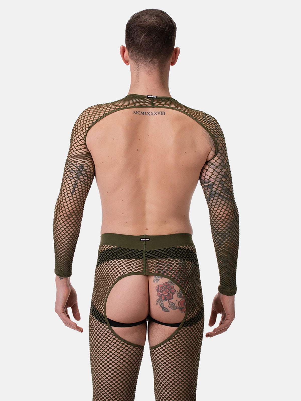 Brunos \ Neu \ Barcode Berlin \ Fishnet Sleeves Poggio | Army