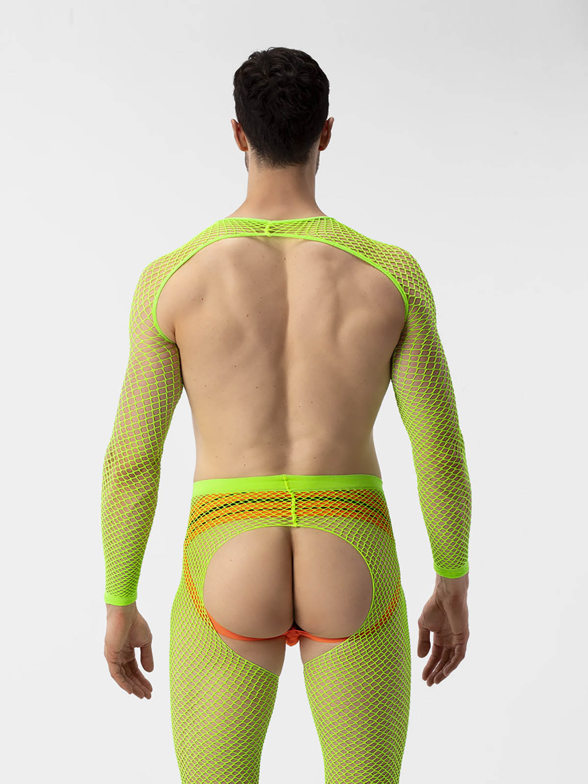 Brunos \ Neu \ Barcode Berlin \ Fishnet Sleeves Poggio | Neongreen