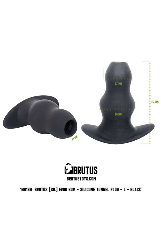 Brunos \  \ Brutus \ Ergo Bum Silicone Tunnel Plug L Ø 51 mm