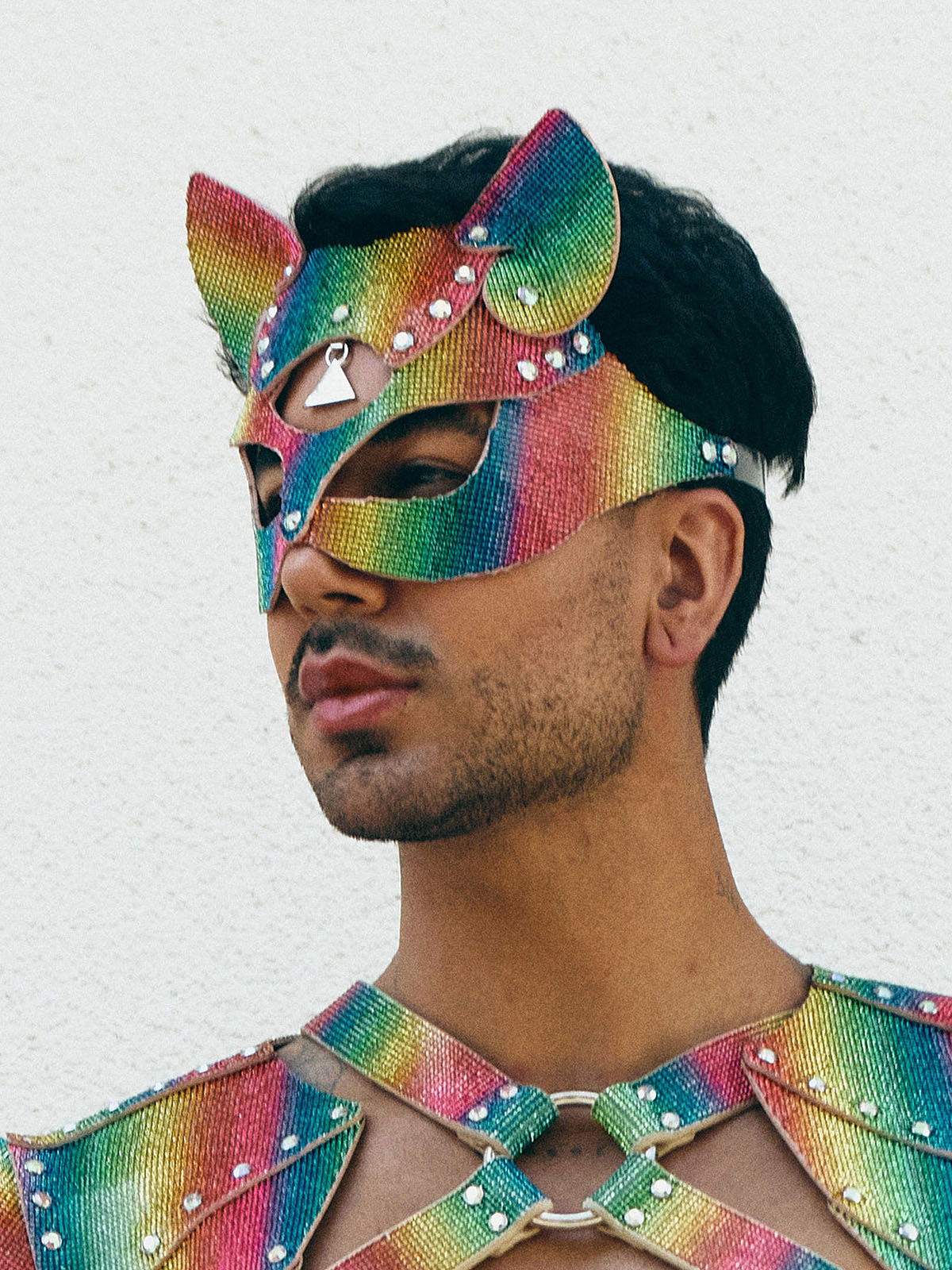 Brunos \ NEU \ Lorand Lajos \ Kitty Mask Crystal | Rainbow