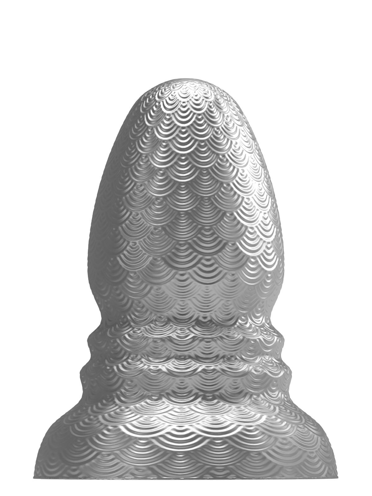 Brunos \ Neu \ Hard & Soul Industries \ Biggest Bang Butt Plug 26 x 20 cm | Silver