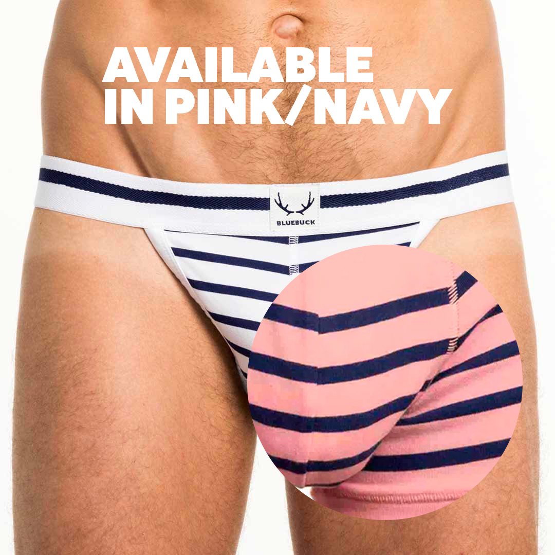 Nautical Jockstrap | Pink/Navy