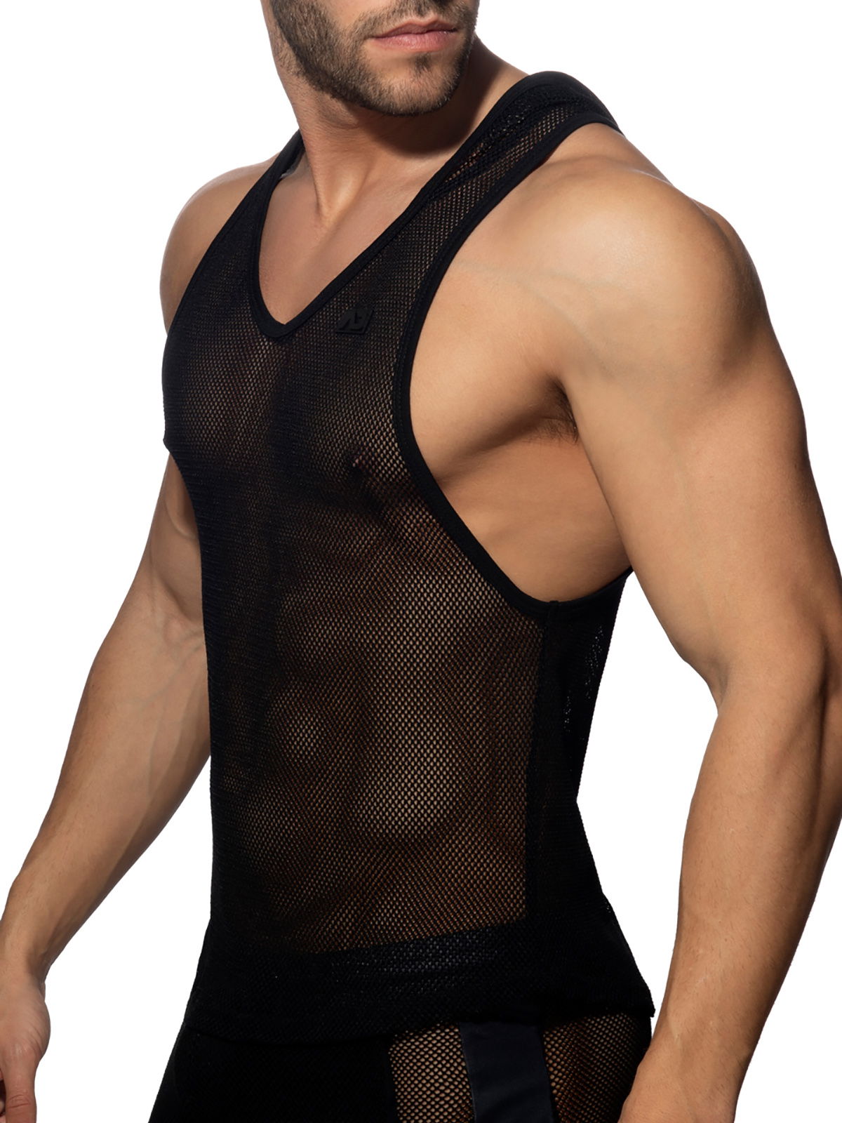 Brunos \ Hoodies \ Addicted \ Mesh Sleeveless Hoodie Tank