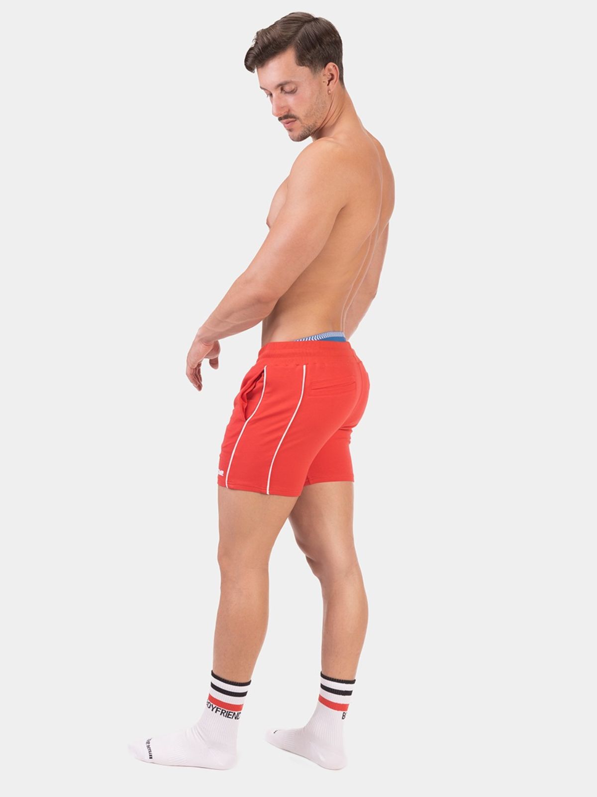 Brunos \  \ Barcode Berlin \ Barcode Berlin Fleece Short Lukio | Red